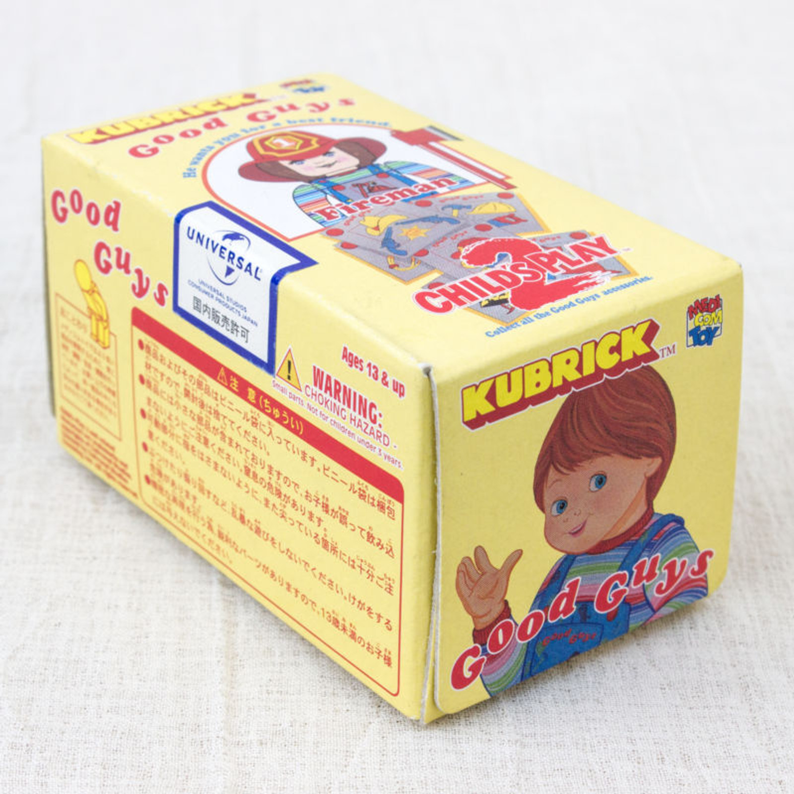Child's Play 2 Chucky (Fireman ver.) Good Guys Figure Kubrick Medicom Toy