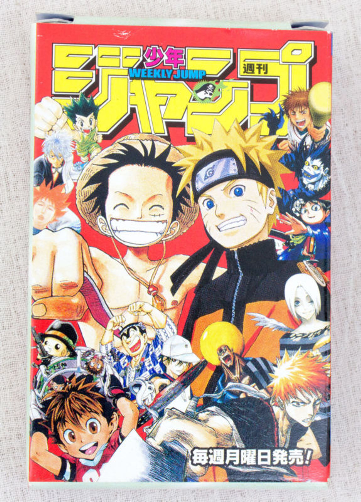 Weekly Shone Jump 2005 Mini Trump Playing Cards NARUTO ONE PIECE HUNTER x HUNTER JAPAN