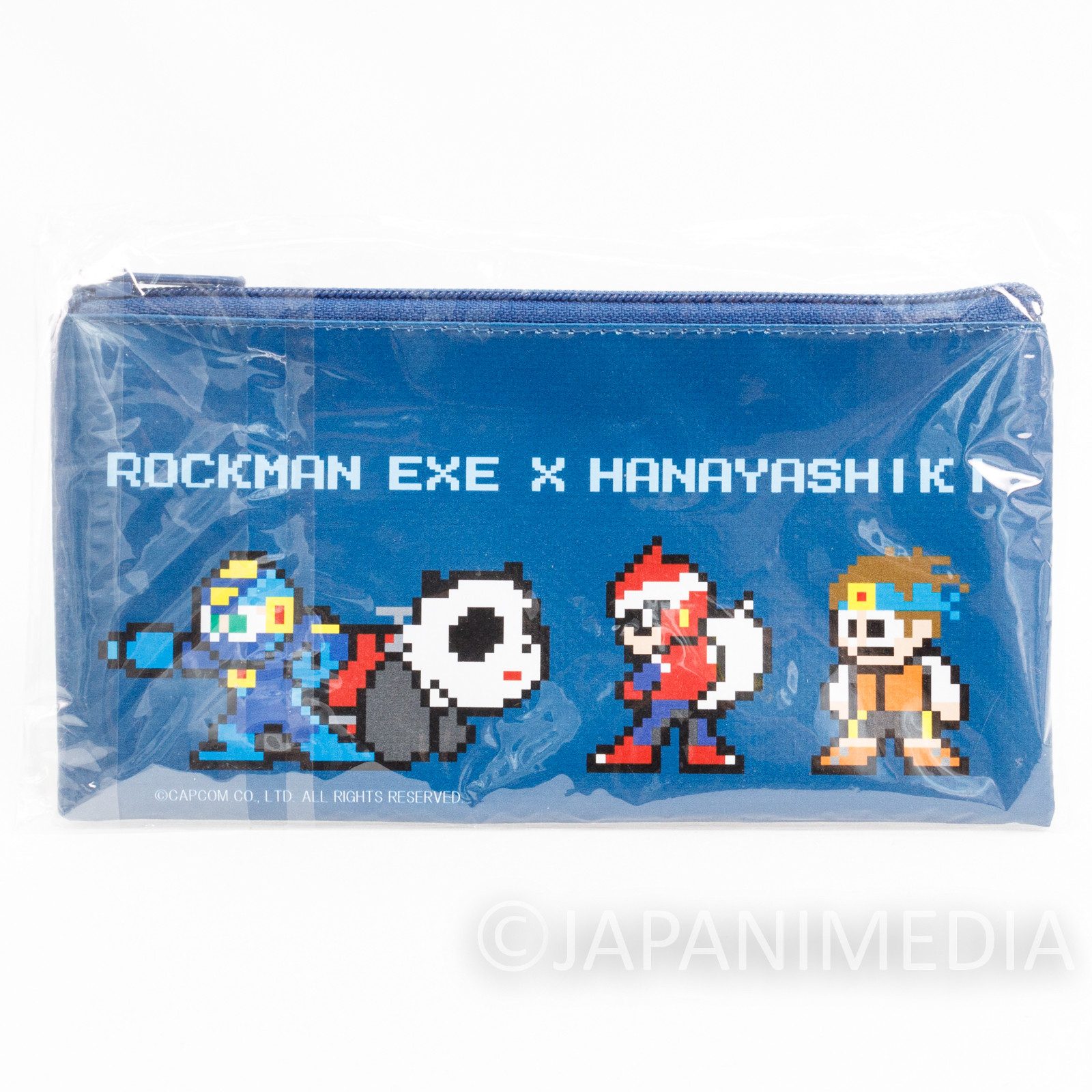 Rockman x Hanayashiki Vinyl Pen Case JAPAN GAME CAPCOM MEGA MAN