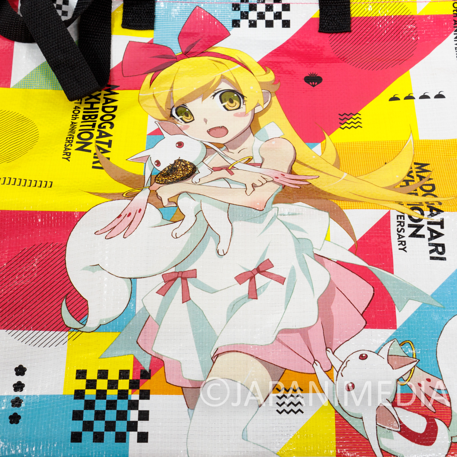 MADOGATARI Puella Magi Madoka Kyubey x Bakemonogatari Shinobu Shopper Bag