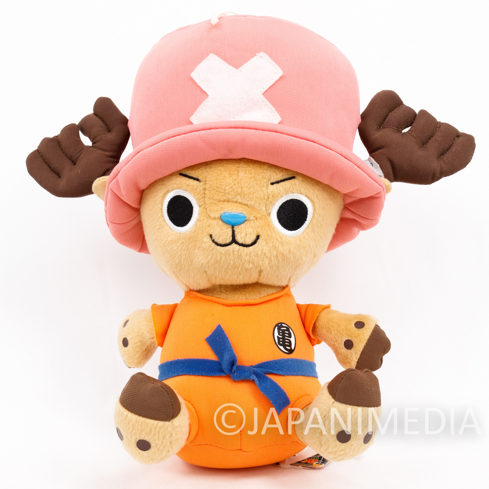 Dragon Ball Z x One Piece Chopper Man × Son Gokou Plush Doll 10 