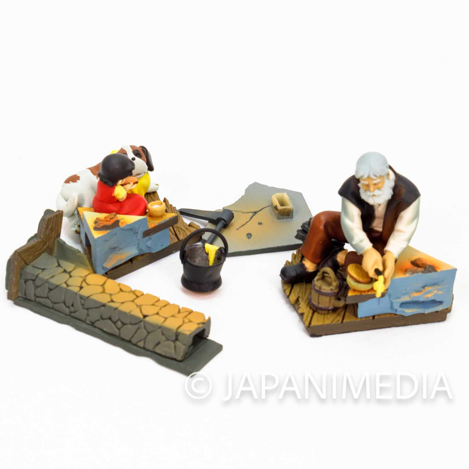 Heidi Girl of the Alps Heidi & Alm-Onji & Josef Mini Vignette Diorama Figure Japanimedia Store 7