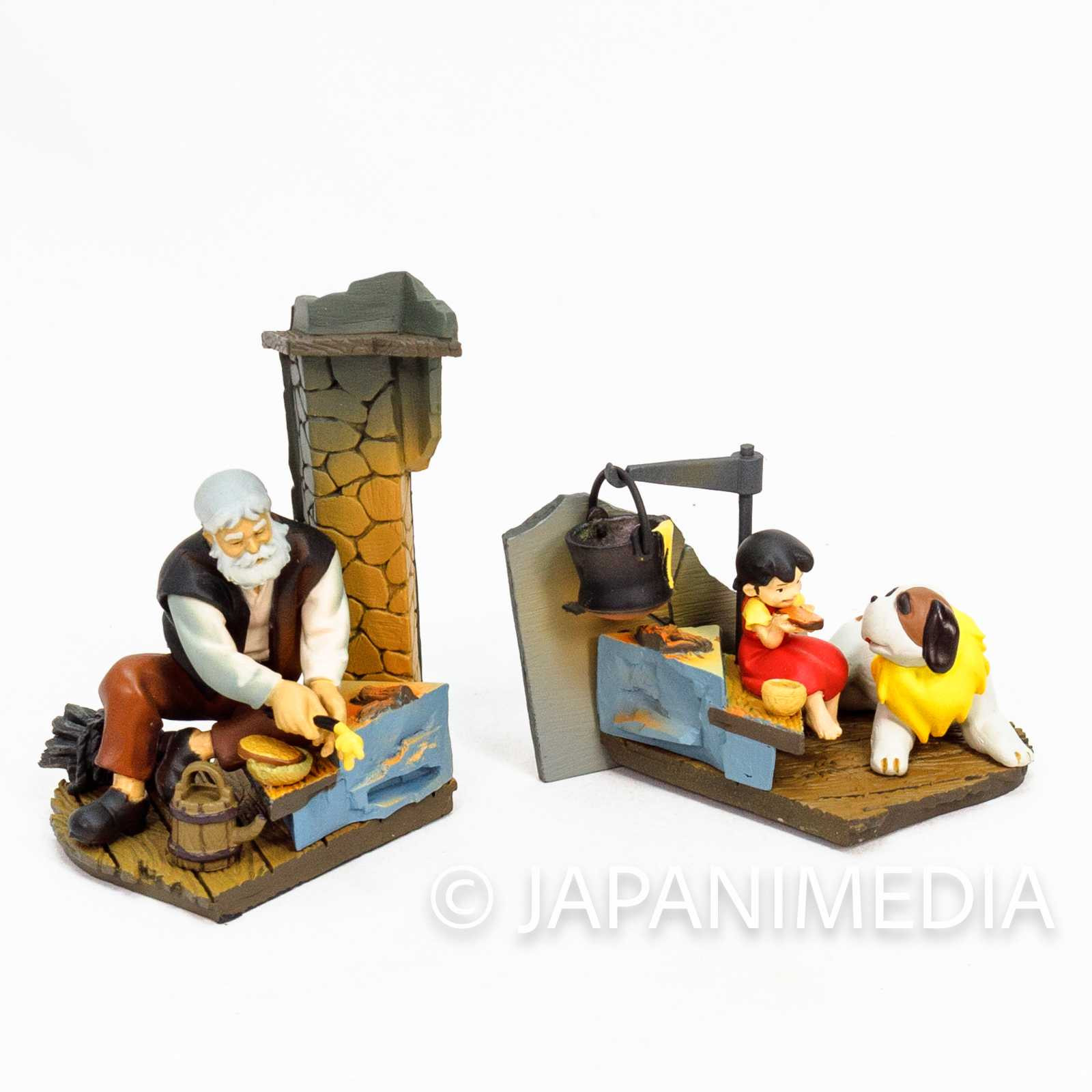 Heidi Girl of the Alps Heidi & Alm-Onji & Josef Mini Vignette Diorama Figure Japanimedia Store 6