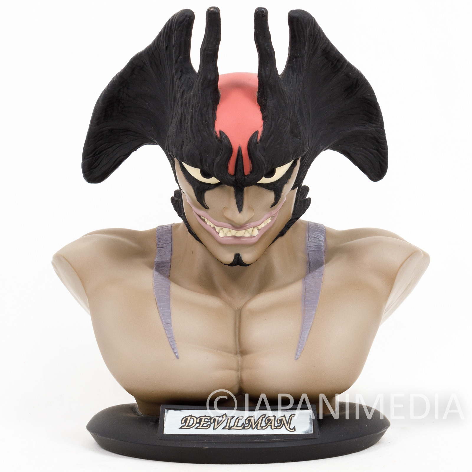 RARE! Devilman Big Size 9 inch  Bust Figure Coin Bank Comics Ver. Yutaka NO BOX