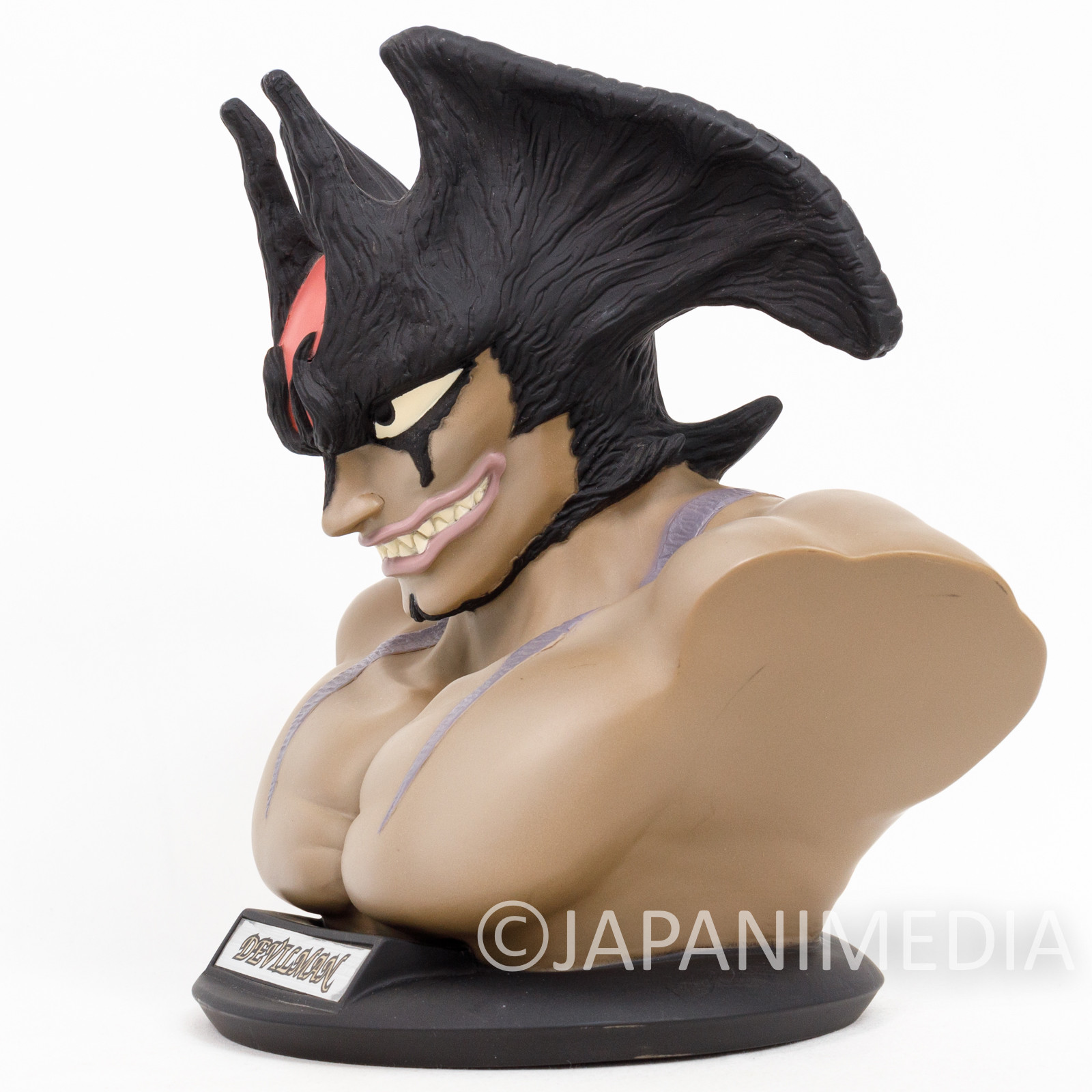 RARE! Devilman Big Size 9 inch  Bust Figure Coin Bank Comics Ver. Yutaka NO BOX