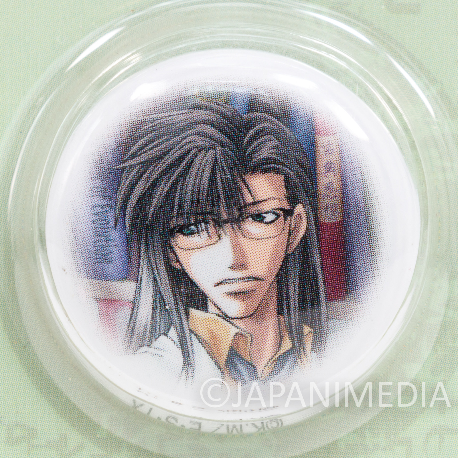 SAIYUKI Field Marshal Tenpo Button badge Movic Kazuya Minekura JAPAN