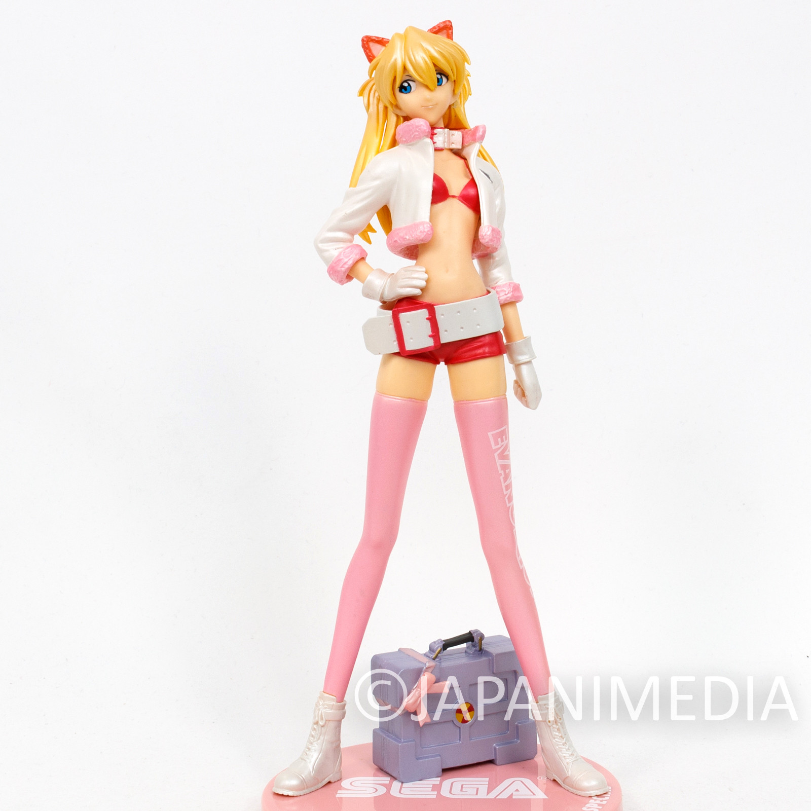 Evangelion Asuka Langley Race Queen Figure SEGA JAPAN ANIME