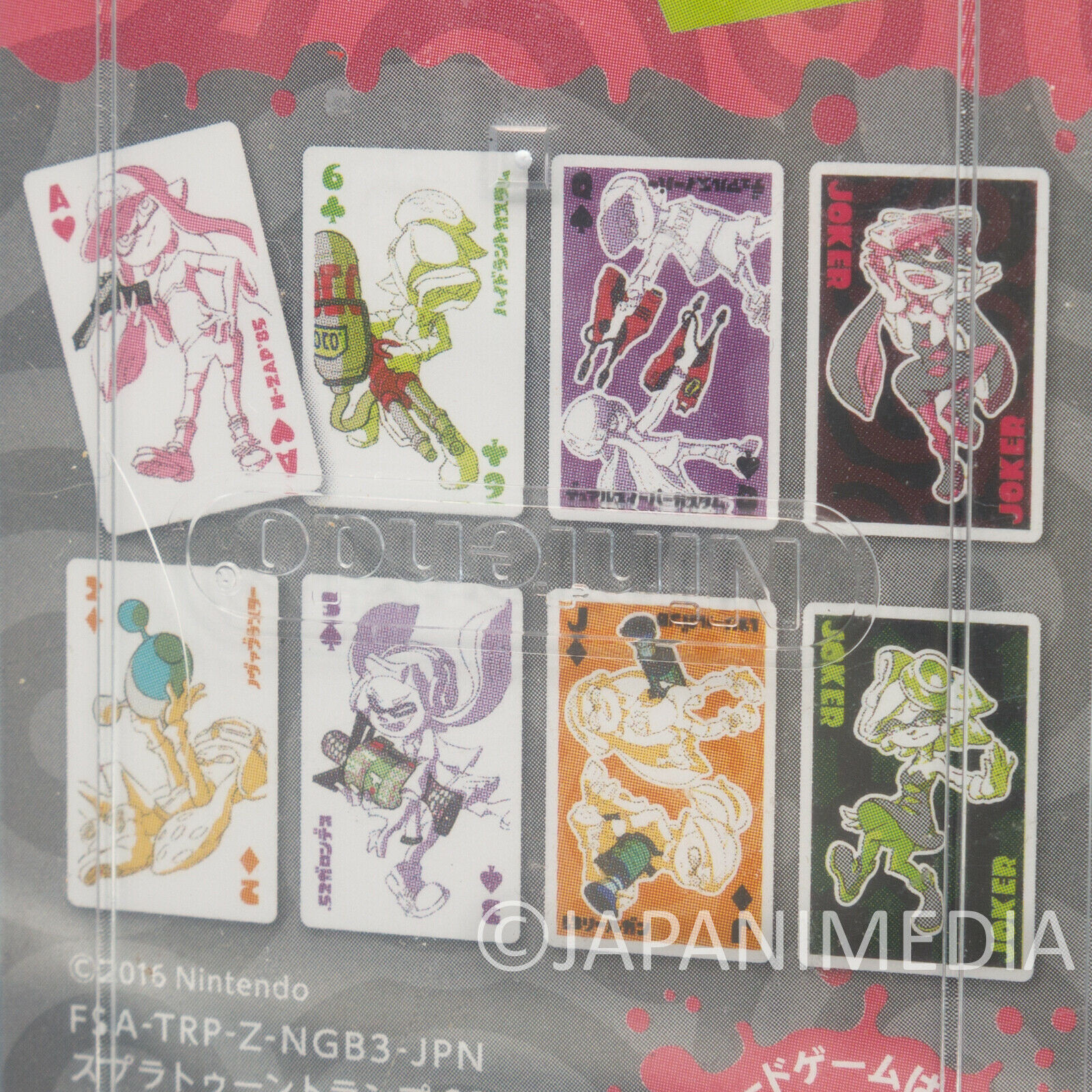 Splatoon Trump Playing Cards #3 Nintendo JAPAN Nintendo Switch