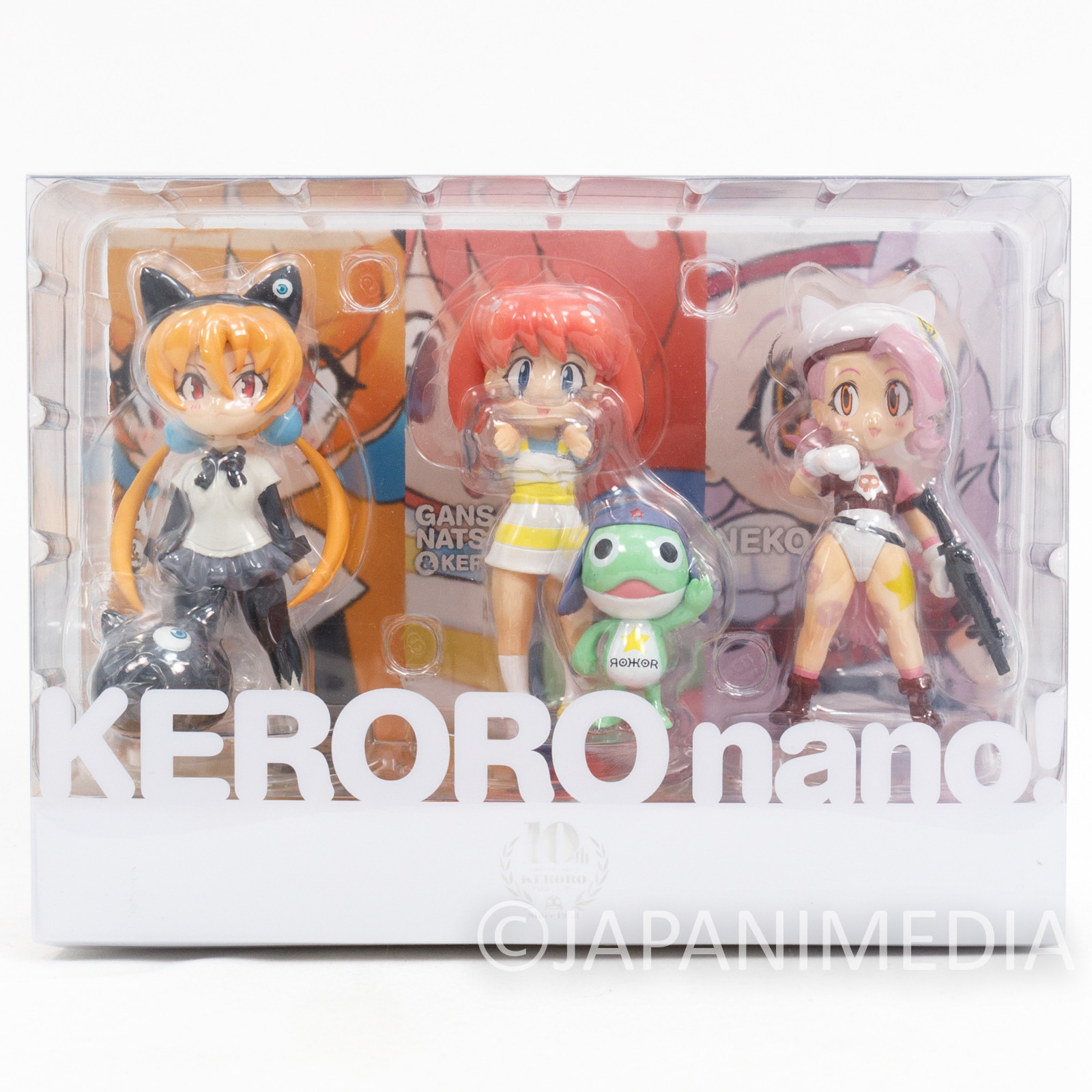 Sgt. Frog Keroro nano! Keroro & Natsumi Alisa & Nevula Kitten Figure Set