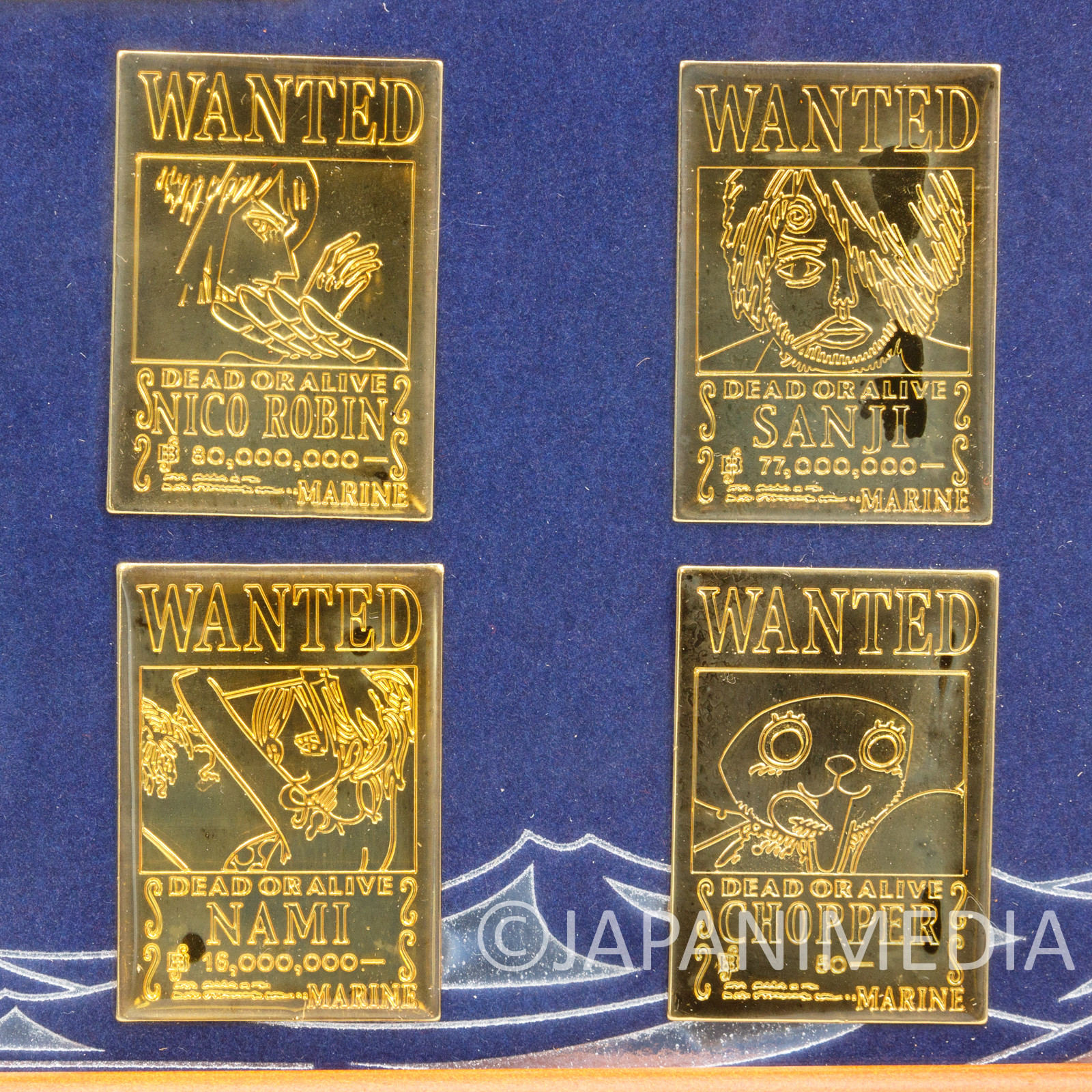 One Piece Wanted Luffy Pirates Special Pins Set 10th Anniversary