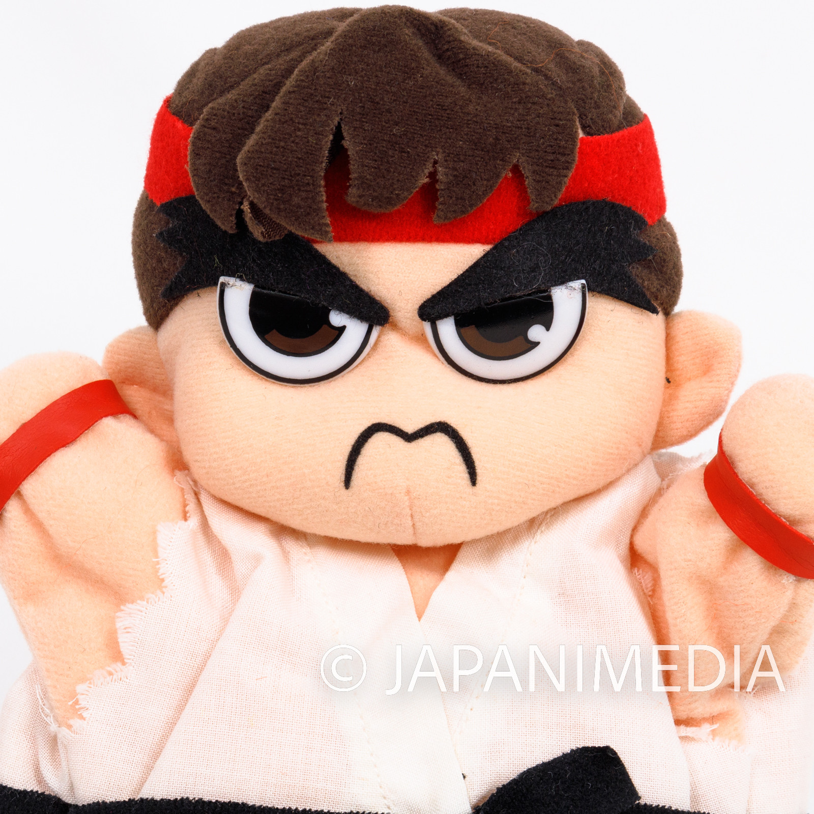 Street Fighter 2 Ryu Hand Puppet Plush Doll Capcom Character JAPAN GAME