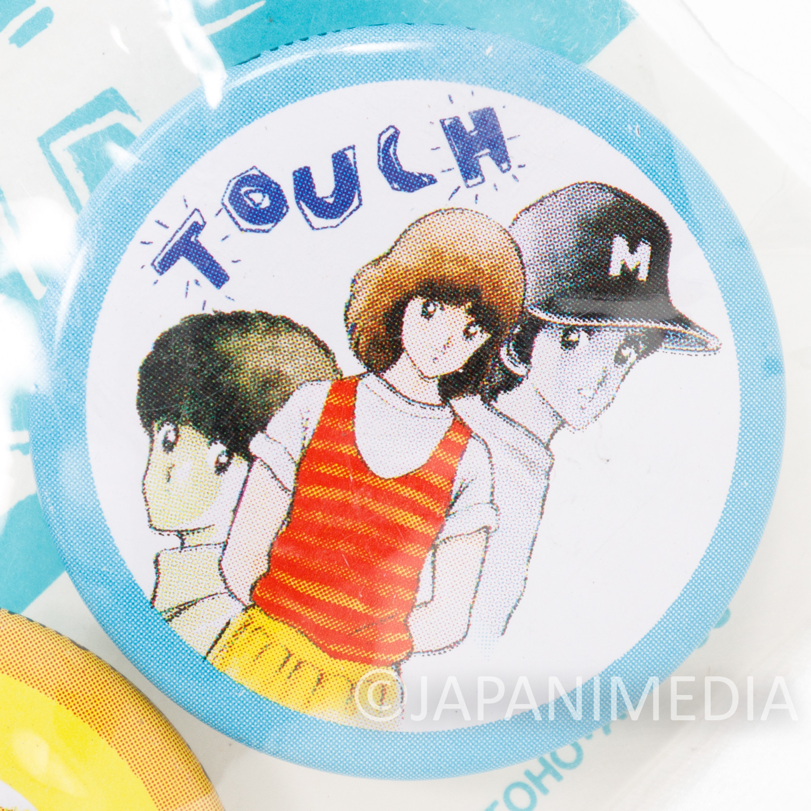 TOUCH Minami Asakura Button Badge Pins 3pc Set Mitsuru Adachi JAPAN ANIME