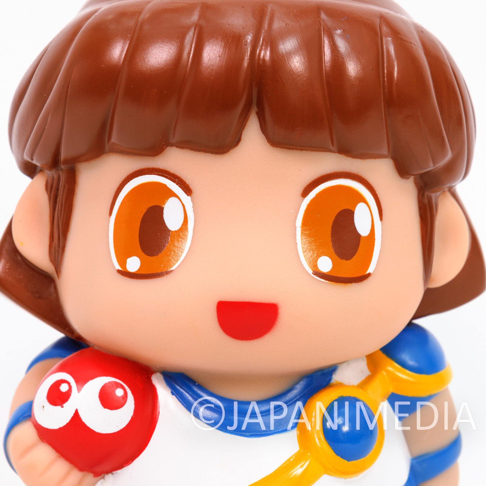 Retro RARE PUYO PUYO Arle Nadja Soft Vinyl Figure Coin Bank / JAPAN GAME SEGA