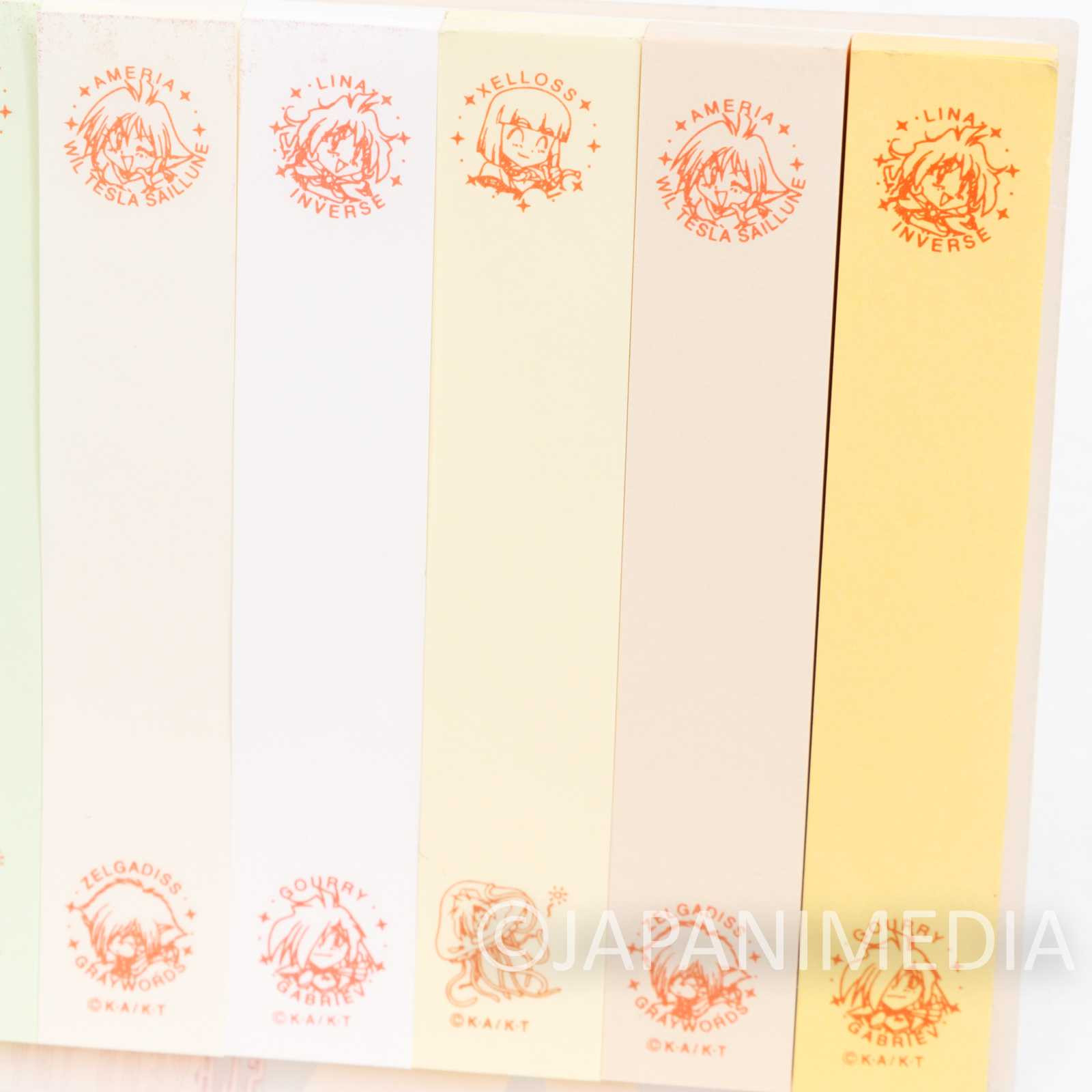 Slayers TRY Sticky Notes Set JAPAN ANIME Japanimedia Store