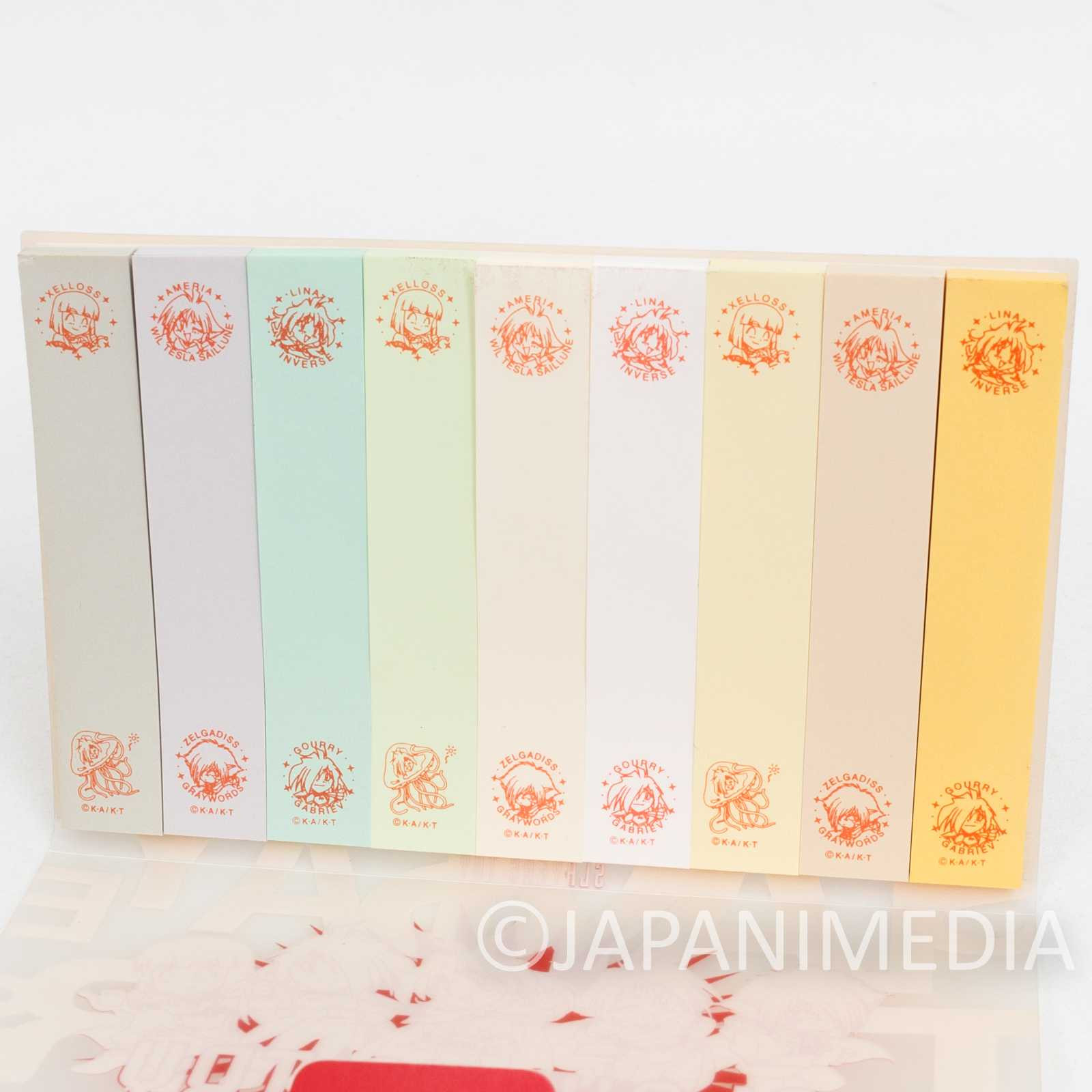 Slayers TRY Sticky Notes Set JAPAN ANIME Japanimedia Store