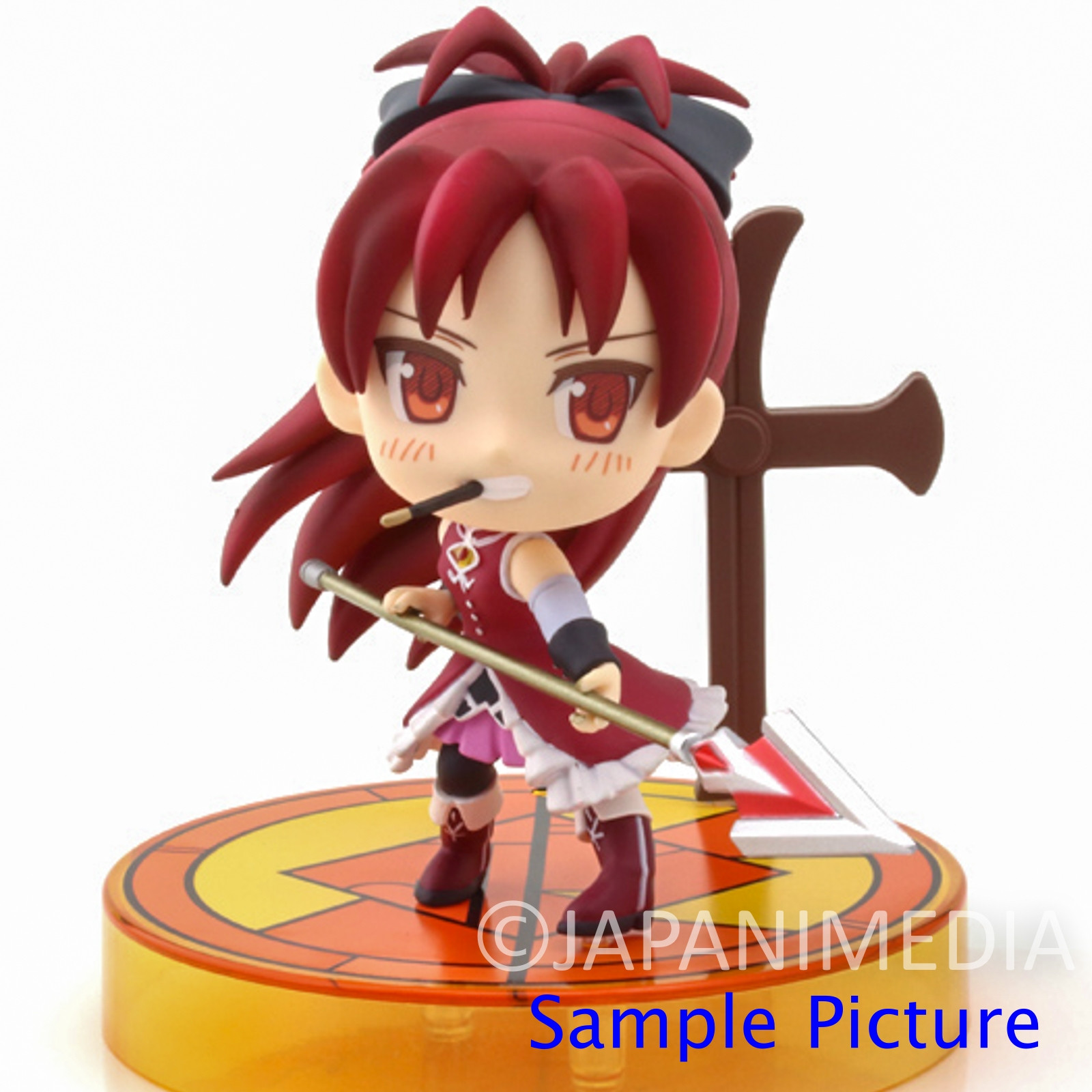 Puella Magi Madoka Magica Kyoko Sakura Kyun Chara Figure JAPAN