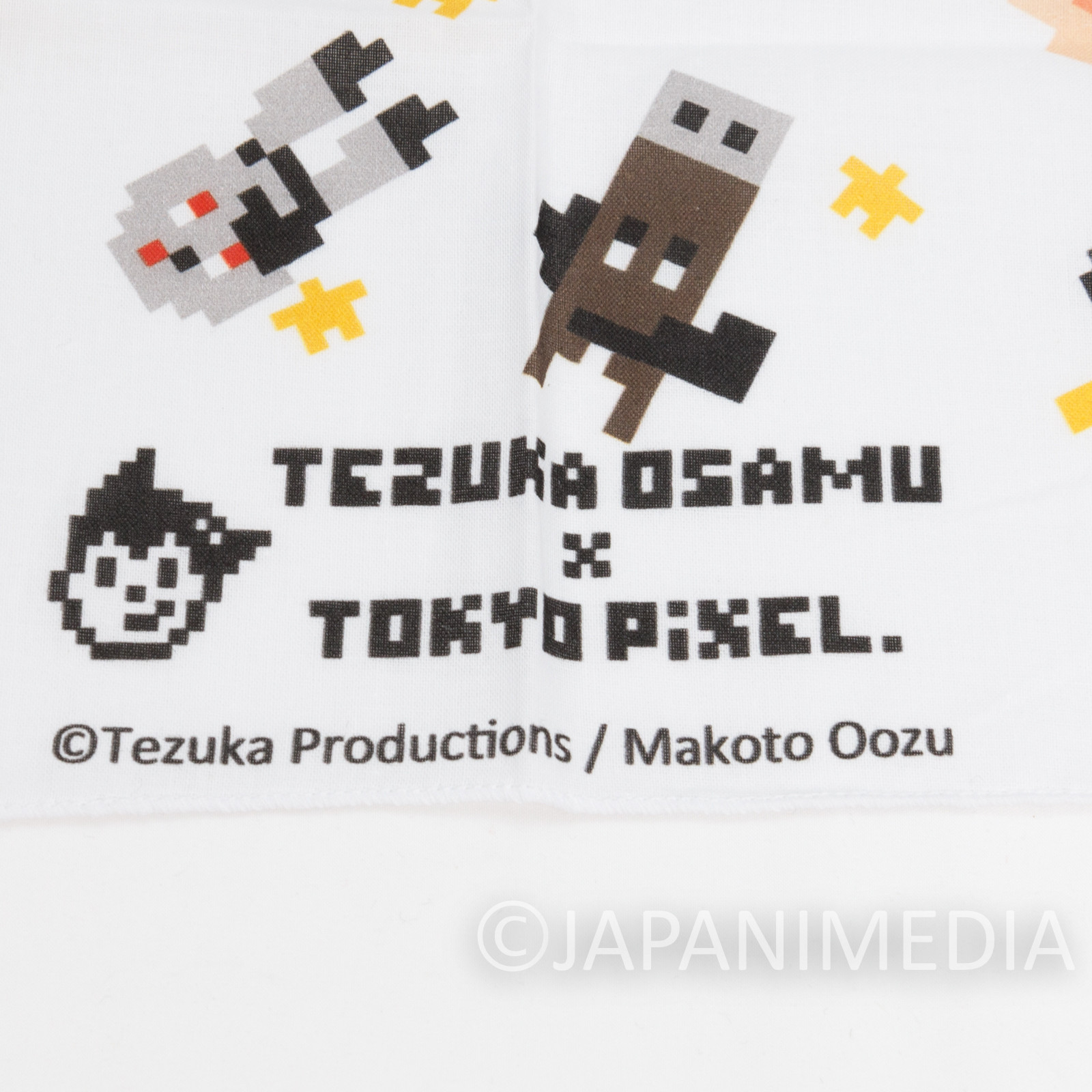 Osamu Tezuka Tokyo Pixel Dot Character Handkerchief 19x19inch #1 JAPAN ANIME