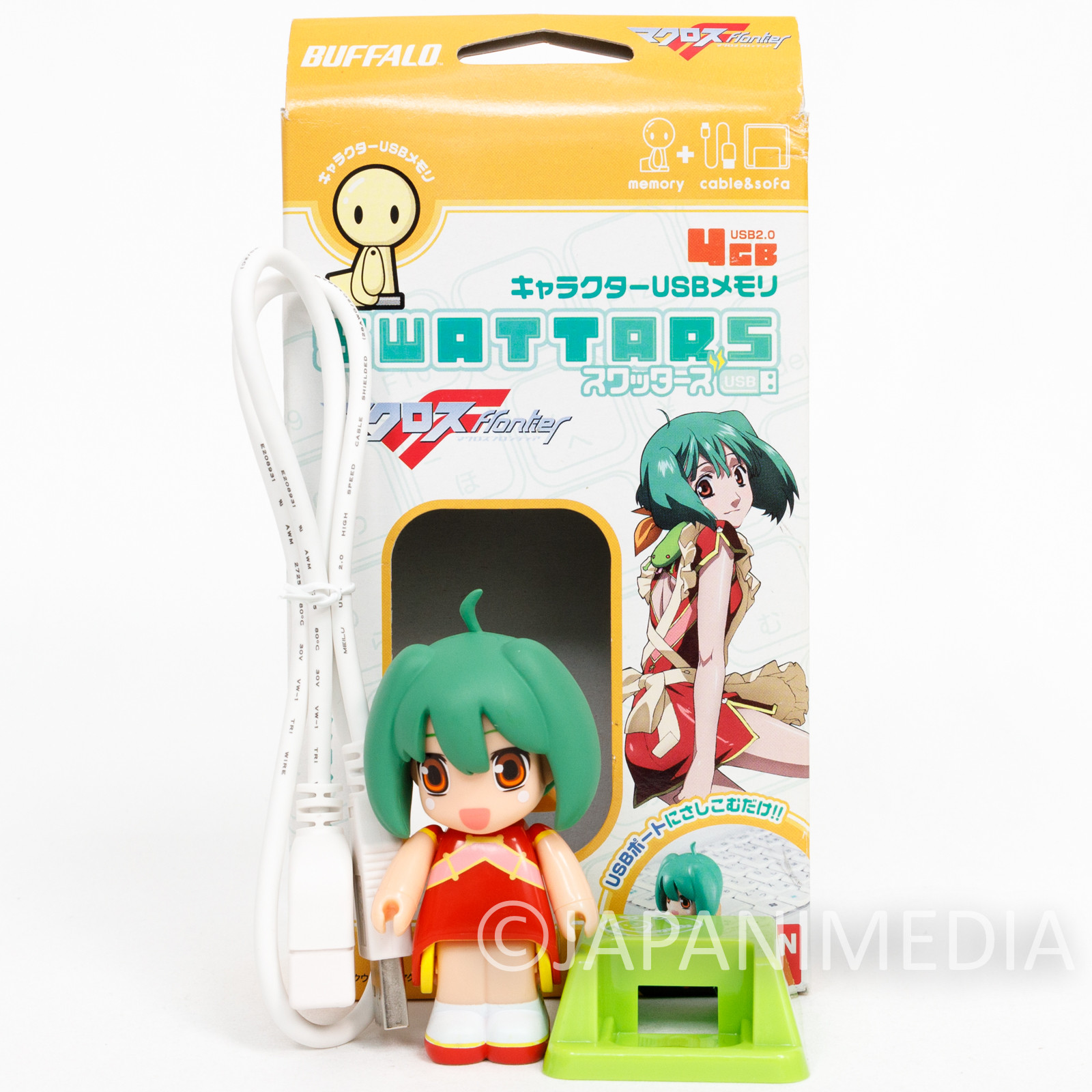 Macross Frontier Ranka Lee Figure Type USB Flash Memory 4GB Buffalo