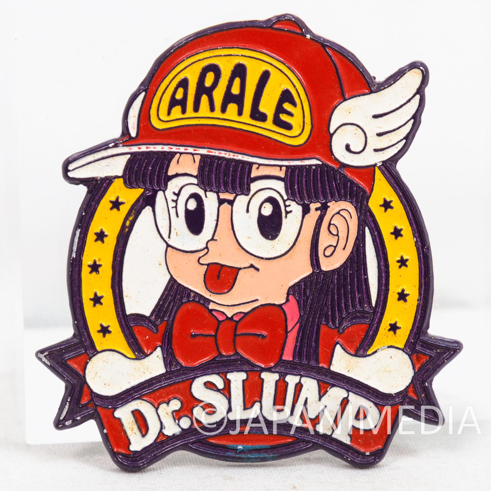 Retro RARE! Dr. Slump Arale Chan Metal Pins Badge JAPAN ANIME