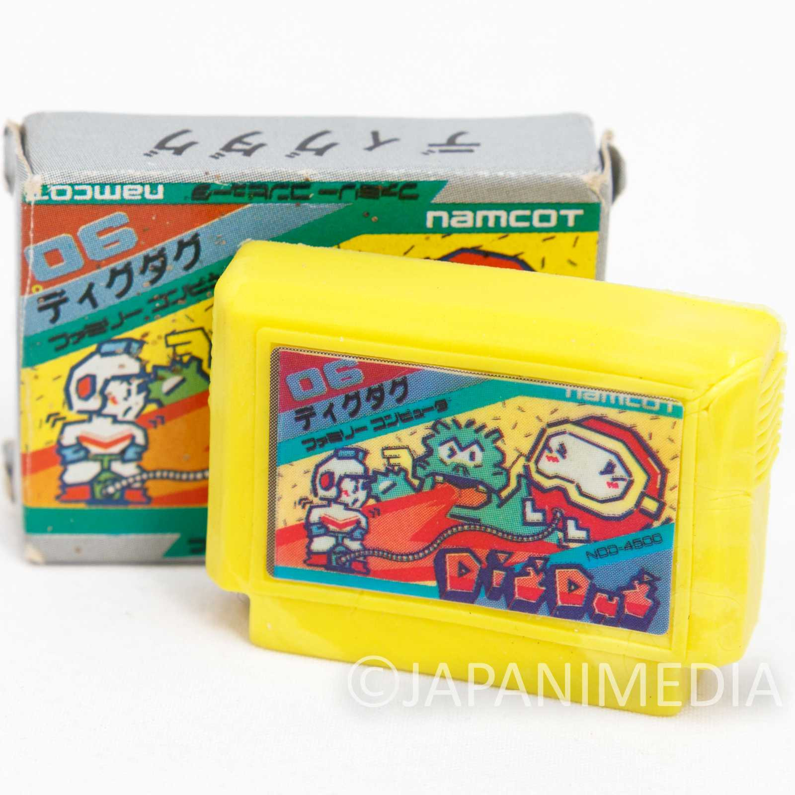 Dig Dug Cassette Mini Eraser AMADA JAPAN FAMICOM NES NAMCO Nintendo Japanimedia Store