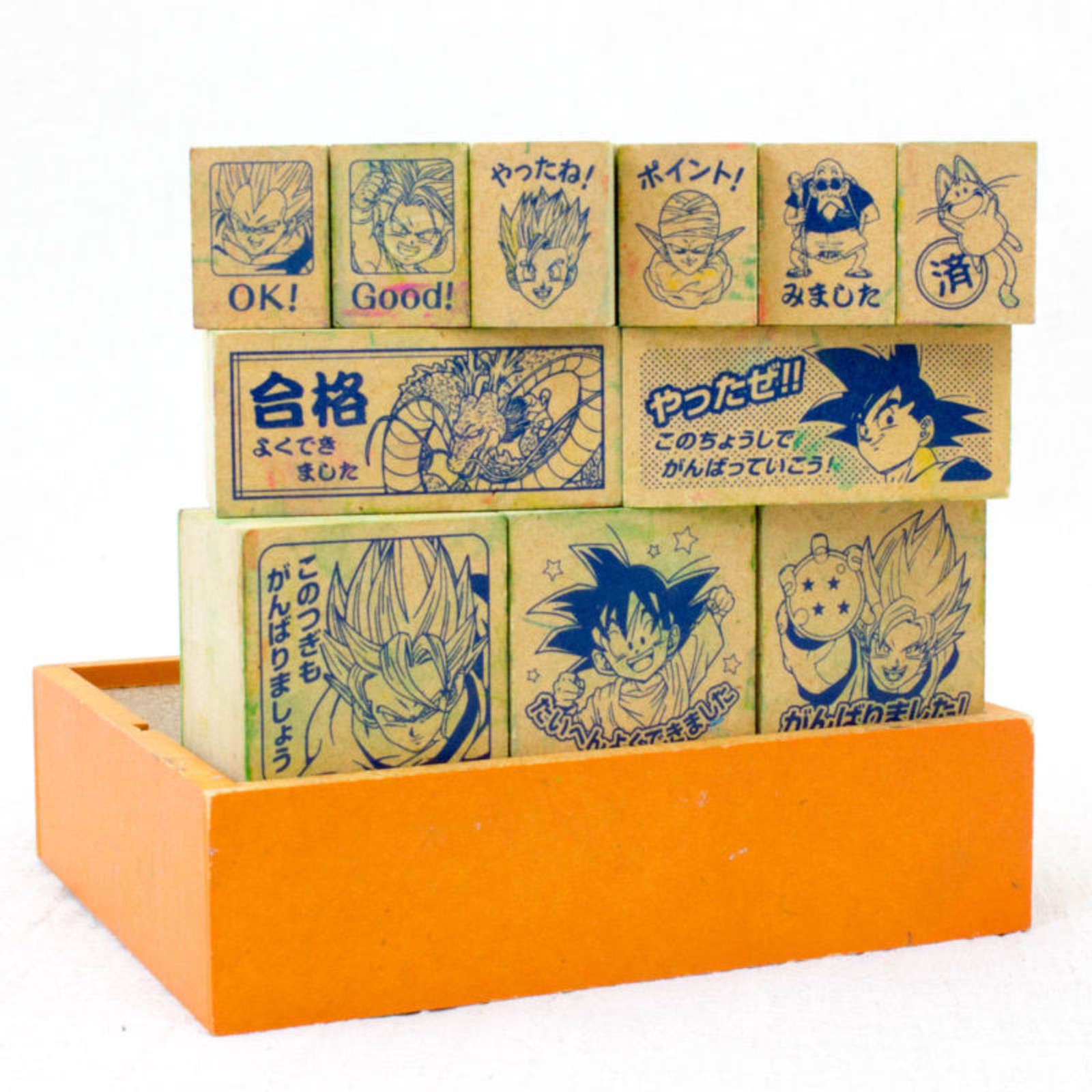Dragon Ball Z Stamp Set Gokou Gohan Vegeta JAPAN ANIME MANGA