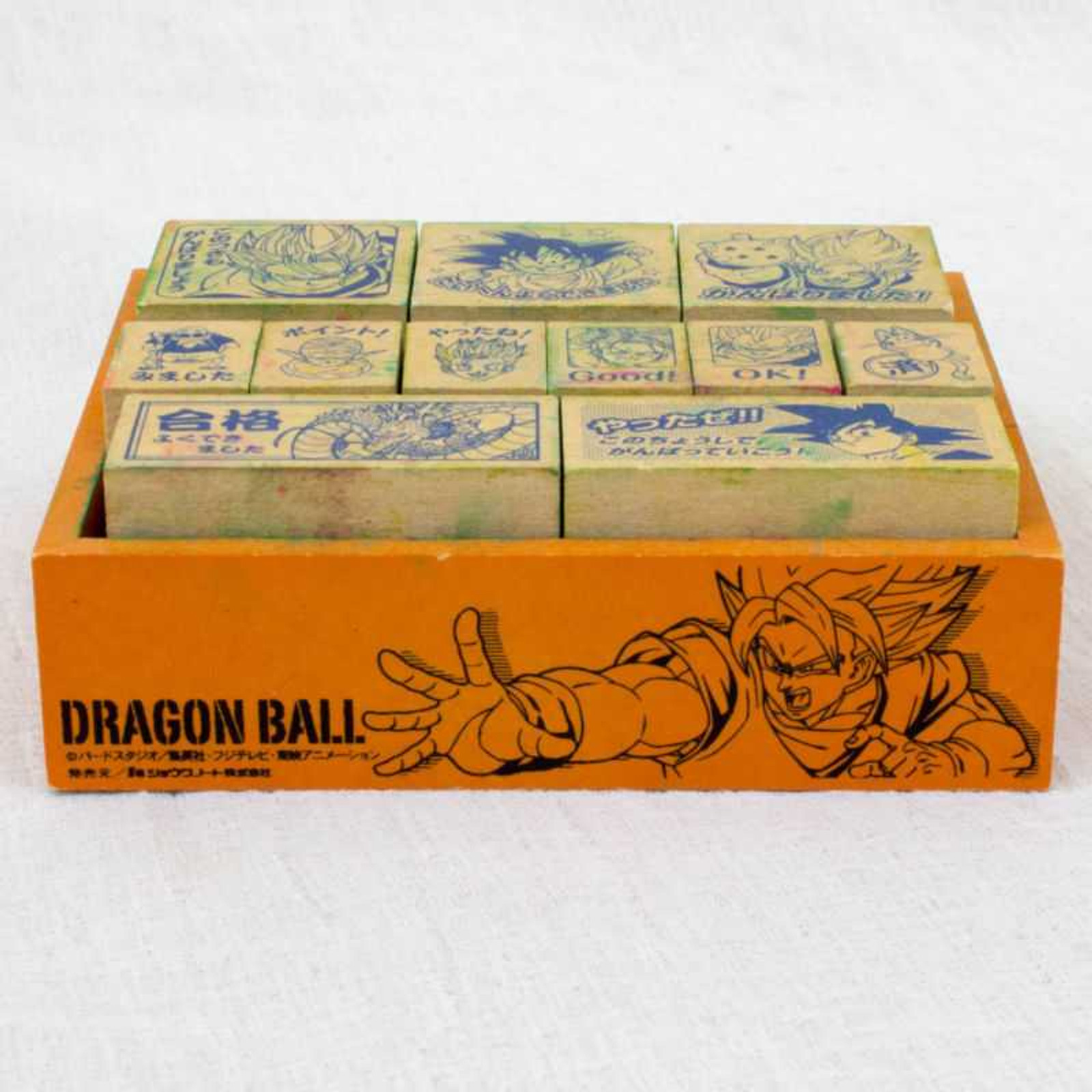 Dragon Ball Z Stamp Set Gokou Gohan Vegeta JAPAN ANIME MANGA