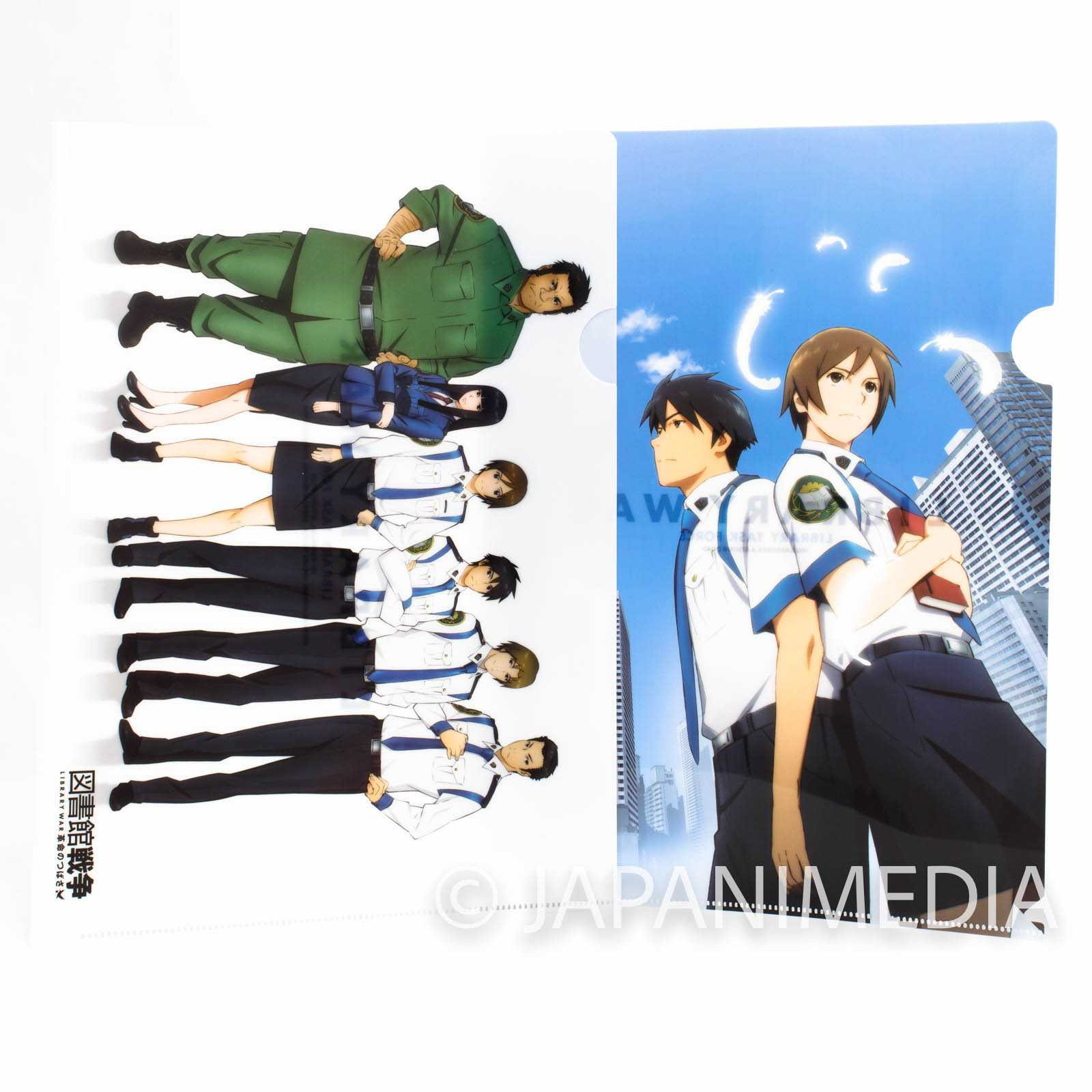 Library War: The Wings of Revolution Clear File Folder 2pc set JAPAN ANIME MOVIE Japanimedia Store