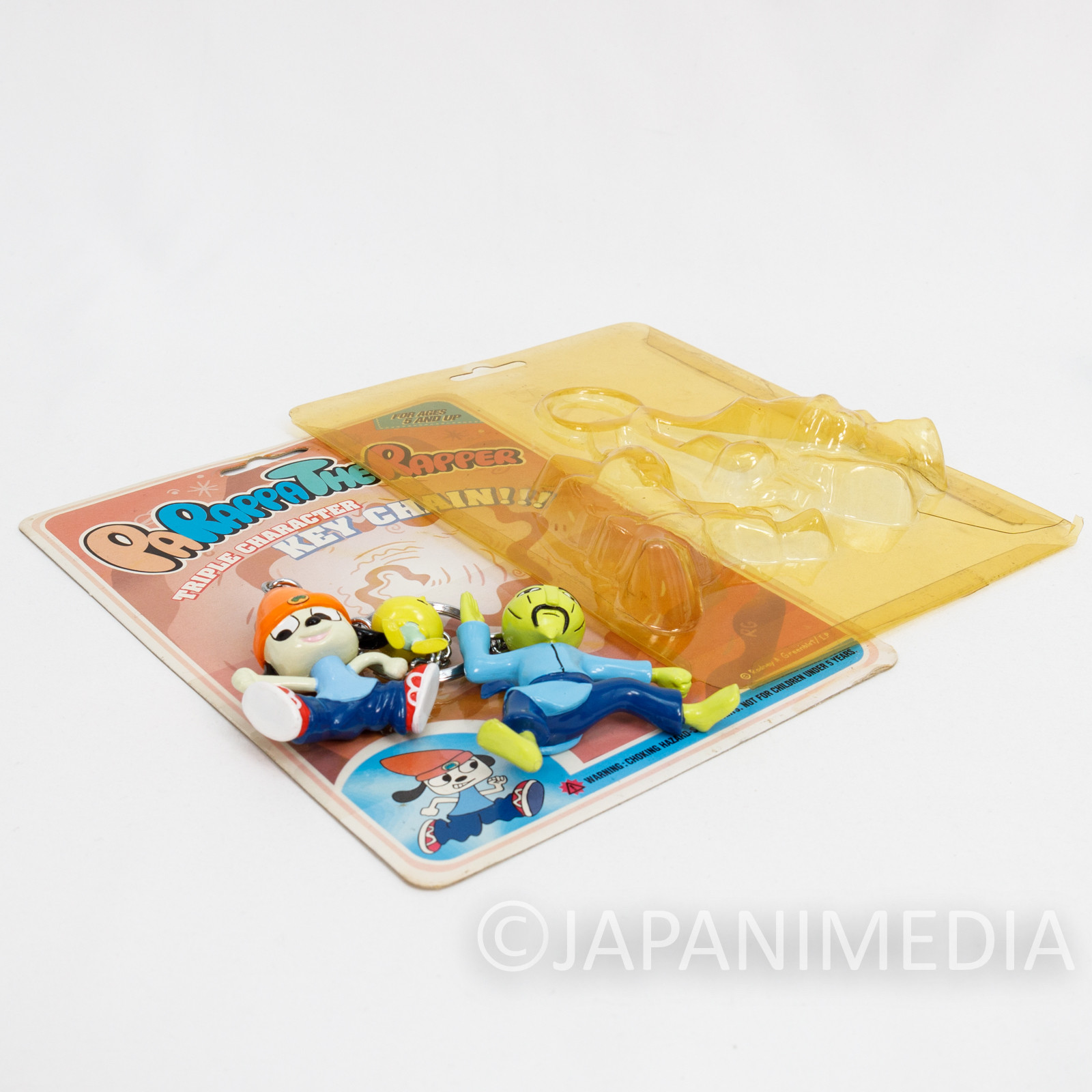 Parappa The Rapper Triple Character Figure Key Chain JAPAN ANIME GAME 2