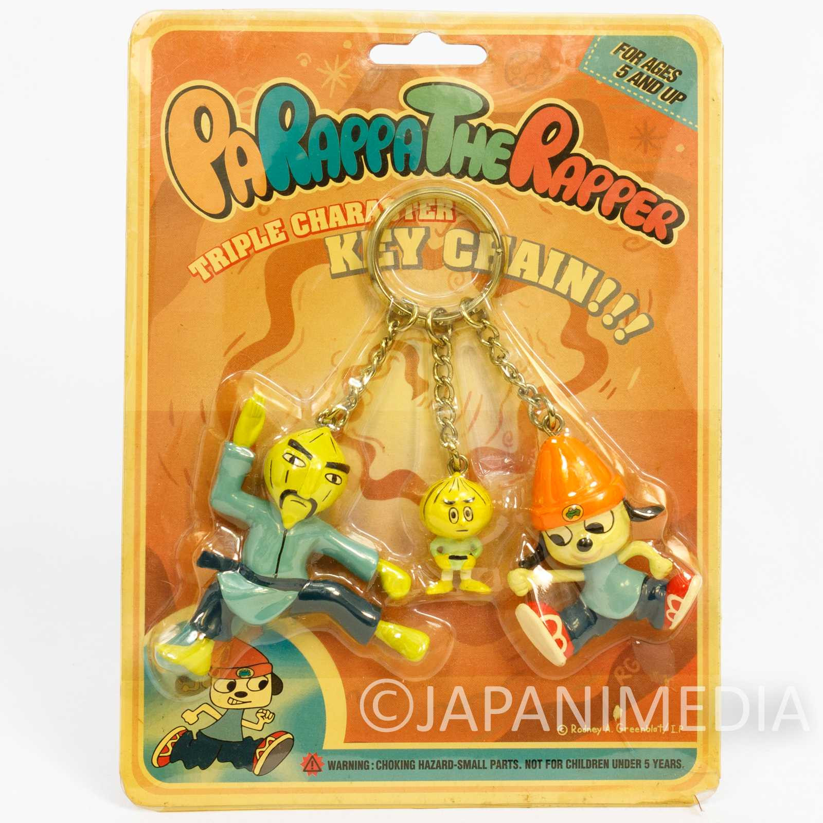 Parappa The Rapper Triple Character Figure Key Chain JAPAN GAME 2 Japanimedia Store 2