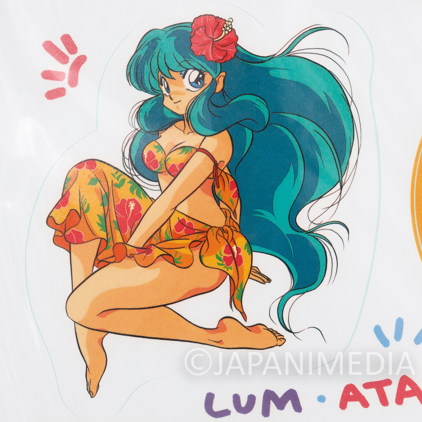 Retro Urusei Yatsura LUM Sticker Sheet Movic JAPAN ANIME