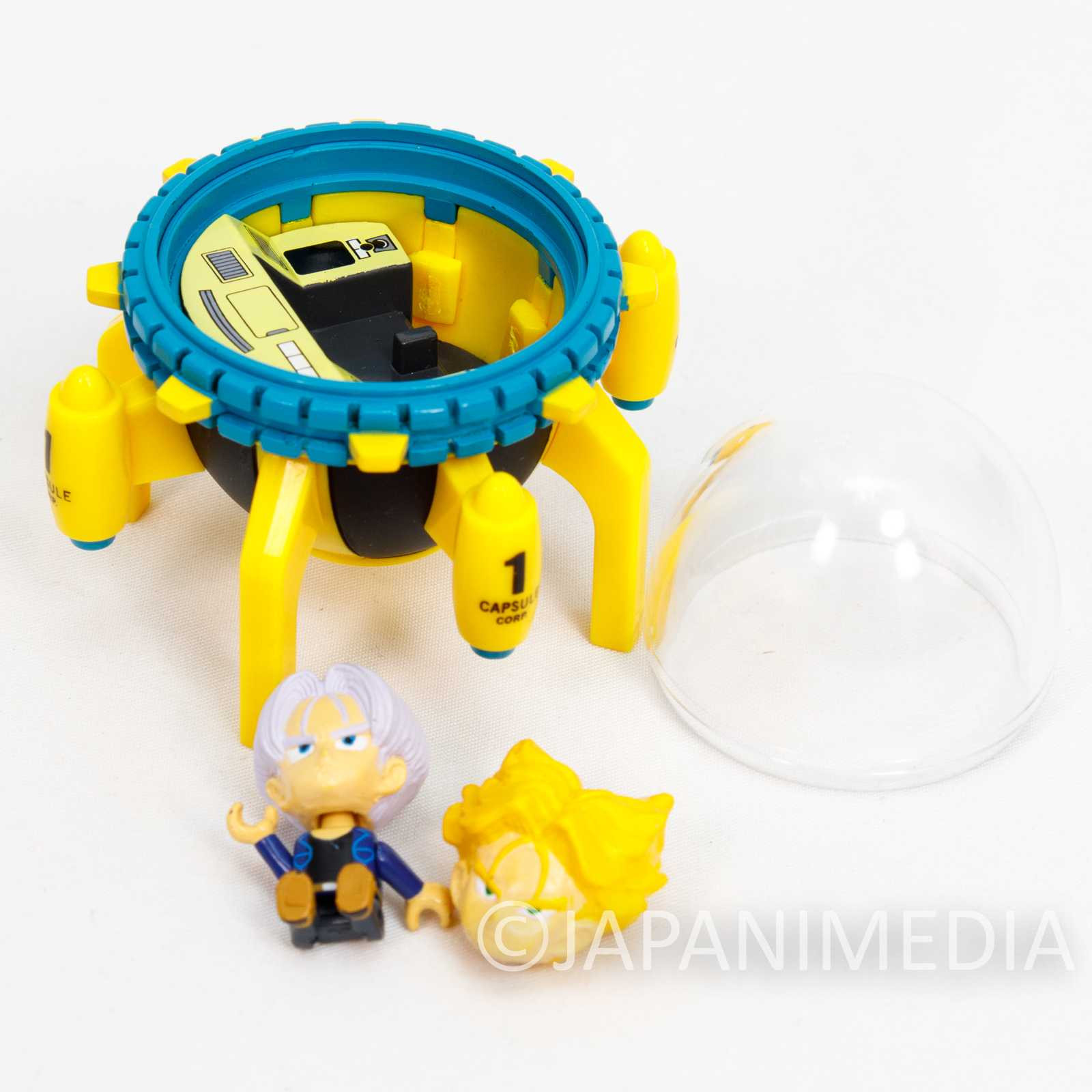 RARE!! Dragon Ball Z Trunks & Time Machine Figure /Mini Play Doll & Mecha series Japanimedia Store 11