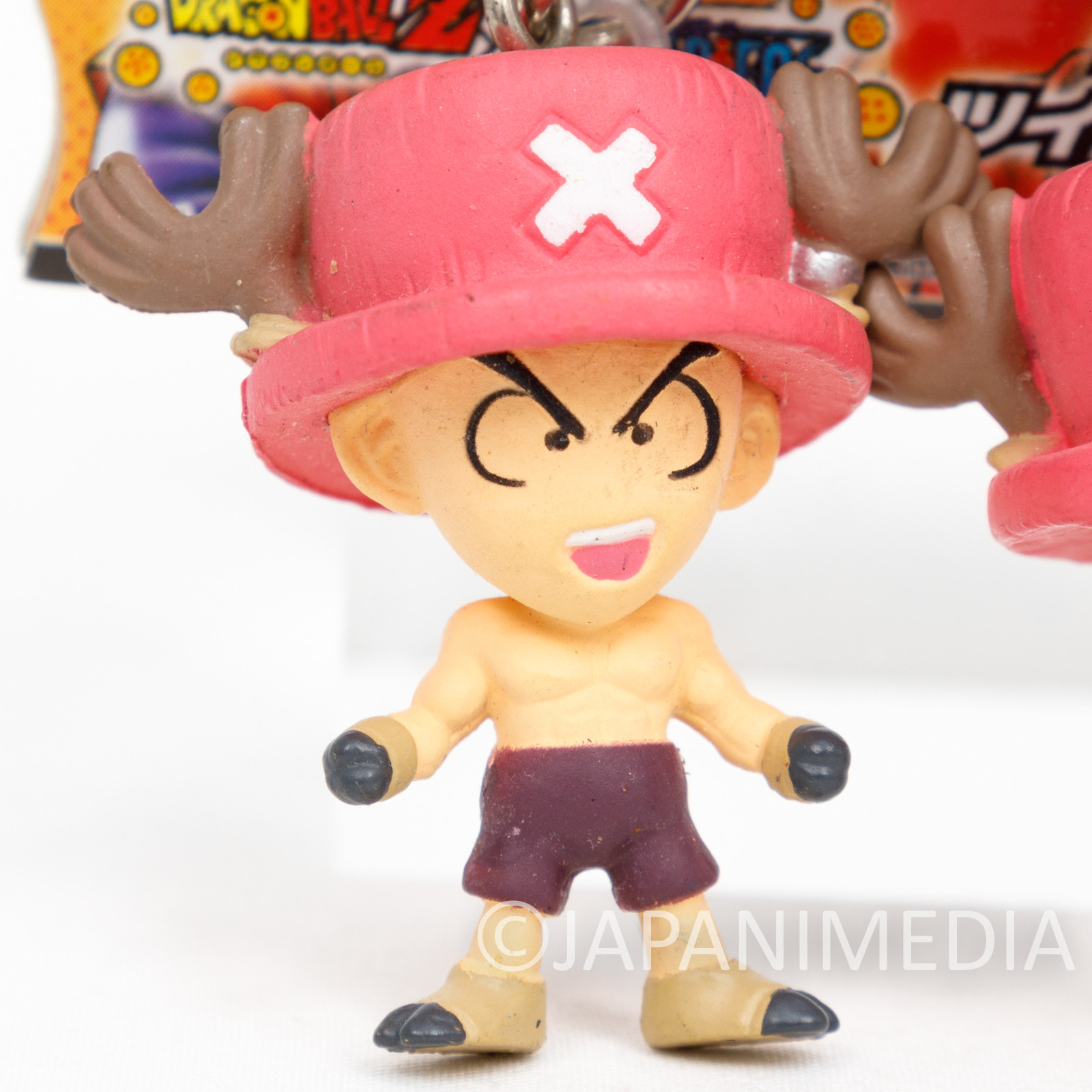 Dragon Ball Z x One Piece 40th Anniversary Figure Keychain Krillin & Chopper