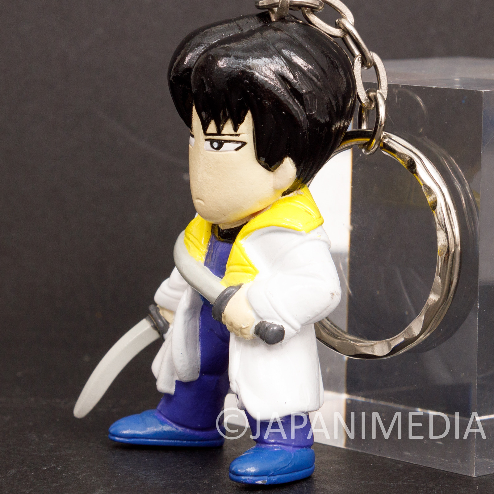 Rurouni Kenshin Aoshi Shinomori Figure Keychain JAPAN ANIME MANGA