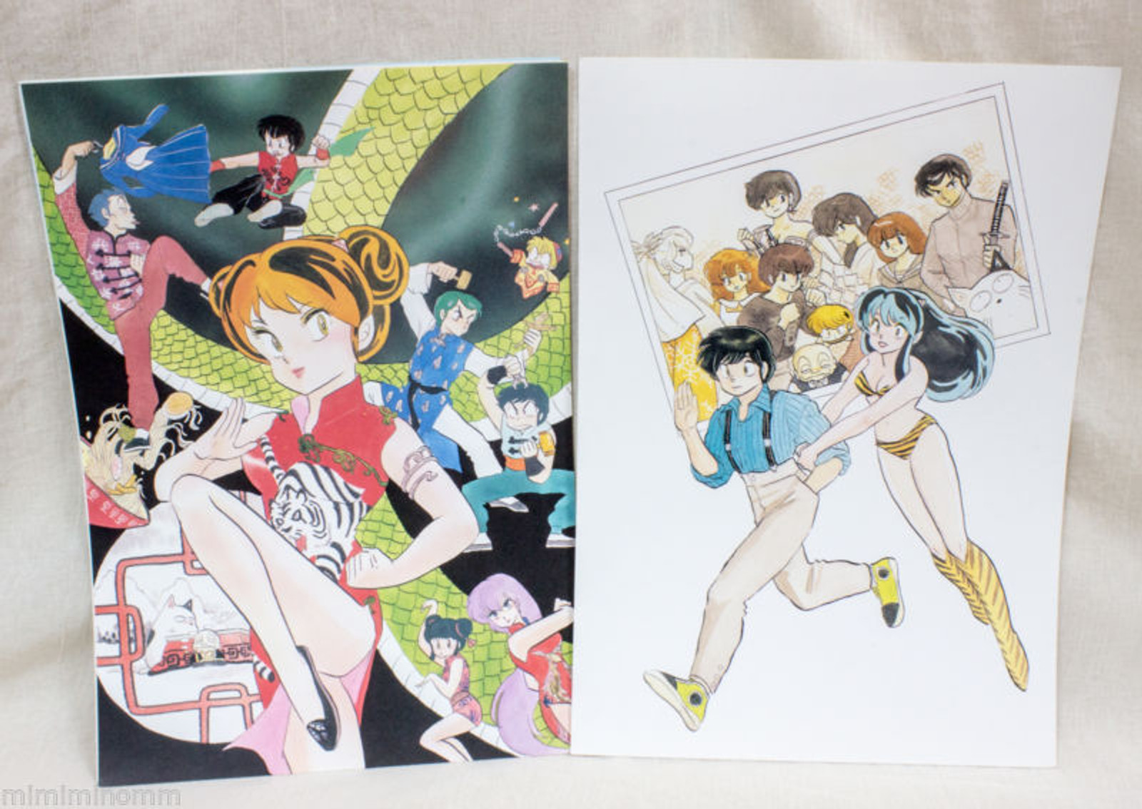 Urusei Yatsura Rumiko Takahashi Original Illustrations Paper set JAPAN ANIME