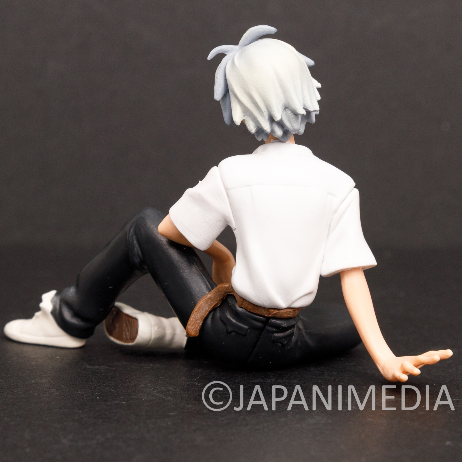 Evangelion Rei Ayanami School Uniform Sitting Figure BANDAI JAPAN