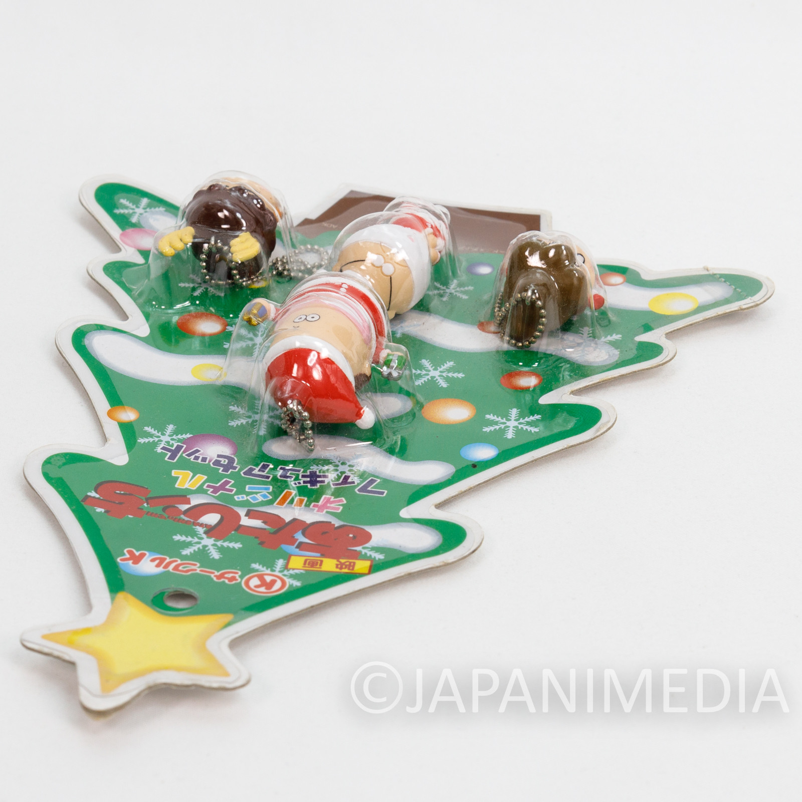 Atashin'chi Christmas Tree Santa Figure Ballchain JAPAN ANIME MANGA