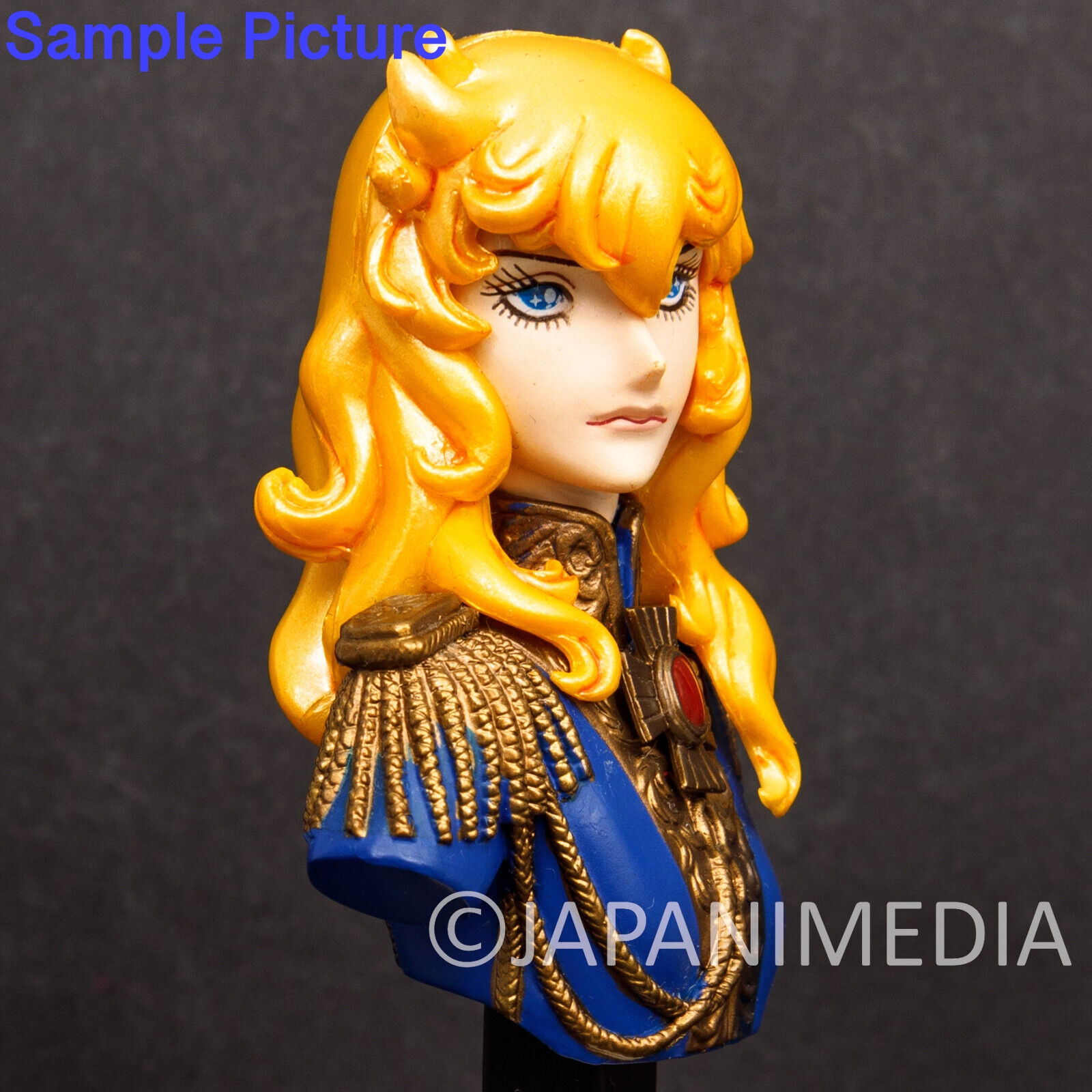 The Rose of Versailles Lady Oscar Bust Figure Blue Ver. Furuta