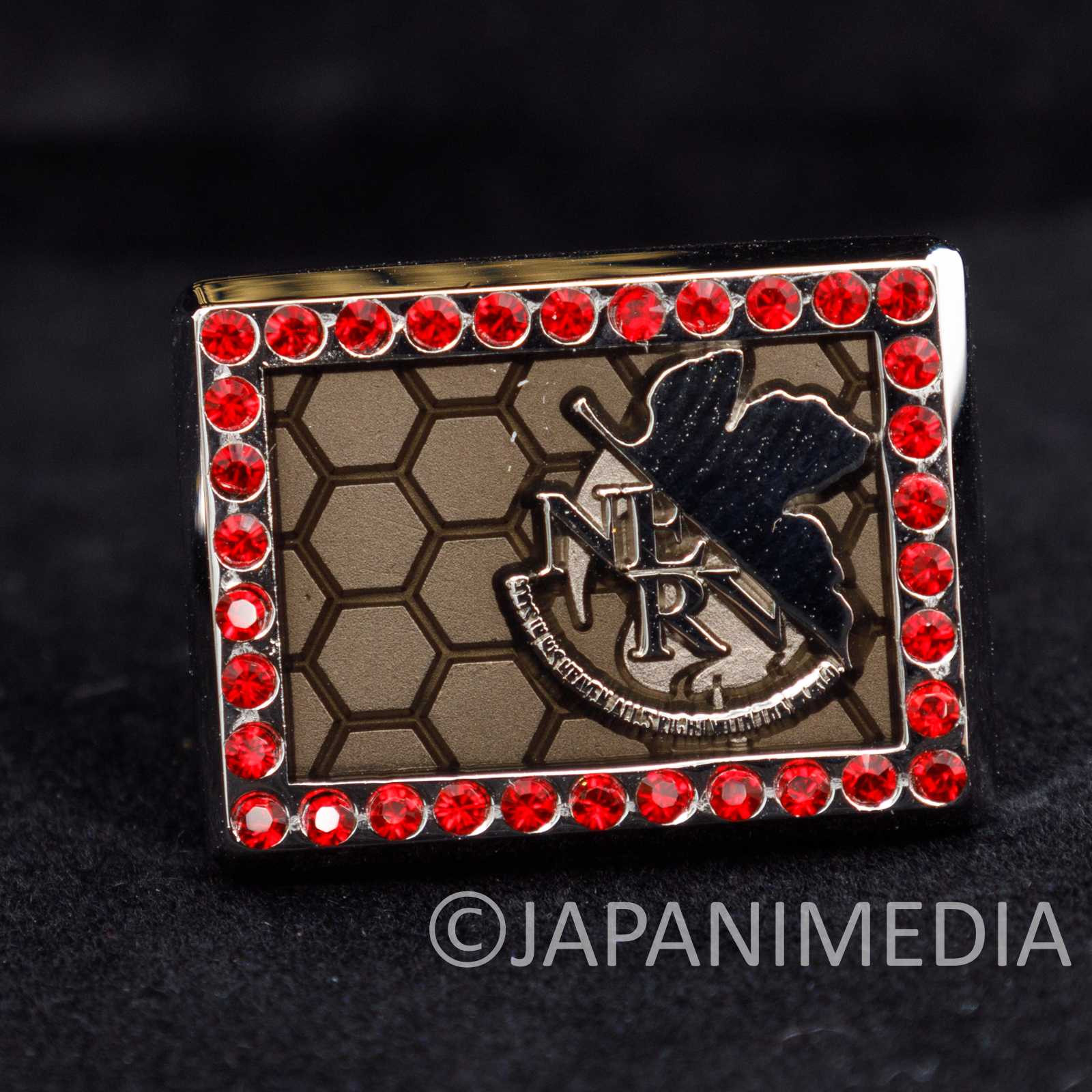 Evangelion x Swark NERV Logo Mark Cufflink Set #1 JAPAN Japanimedia Store