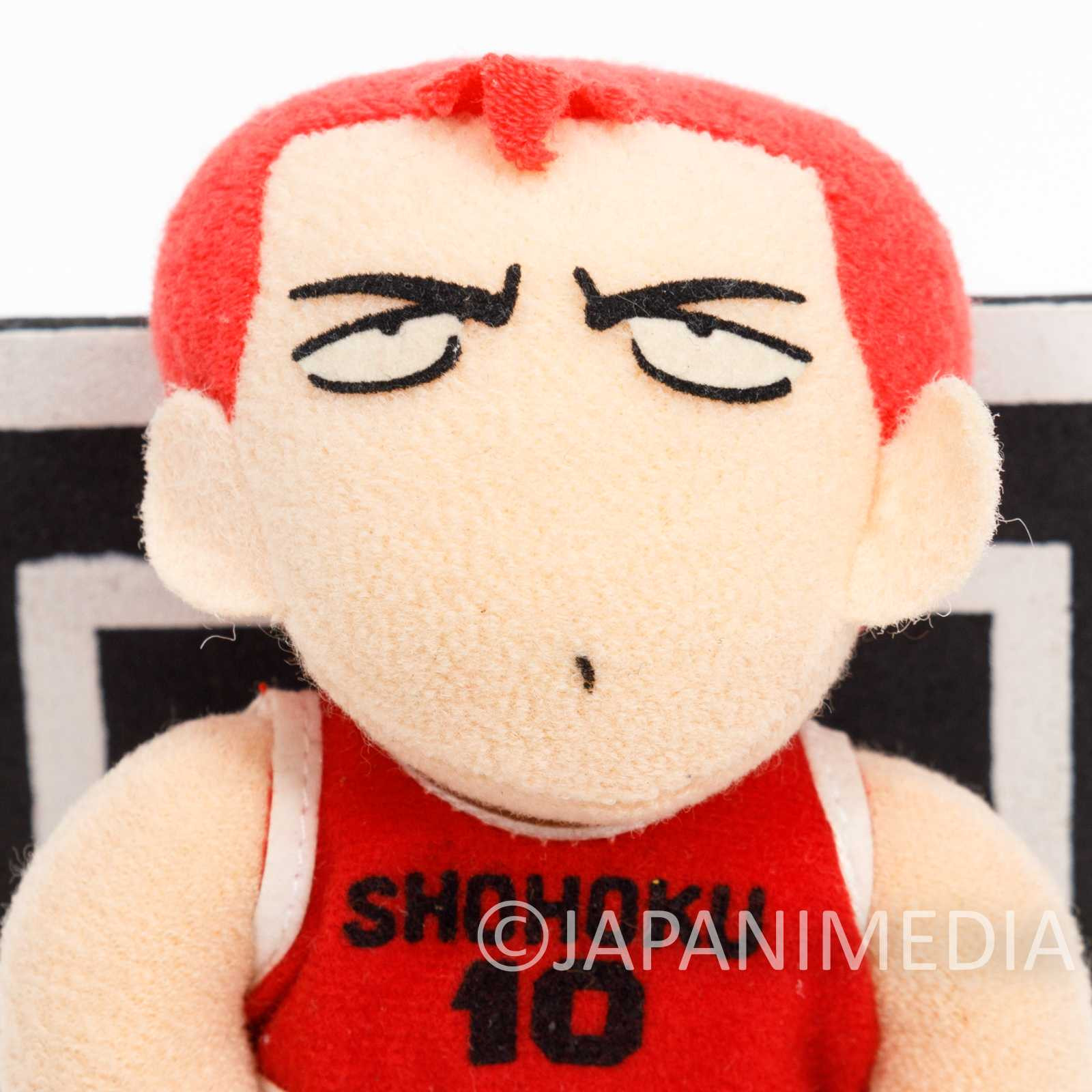 Slam Dunk Plush Doll Hanamichi Sakuragi on Basket Goal Banpresto JAPAN Japanimedia Store