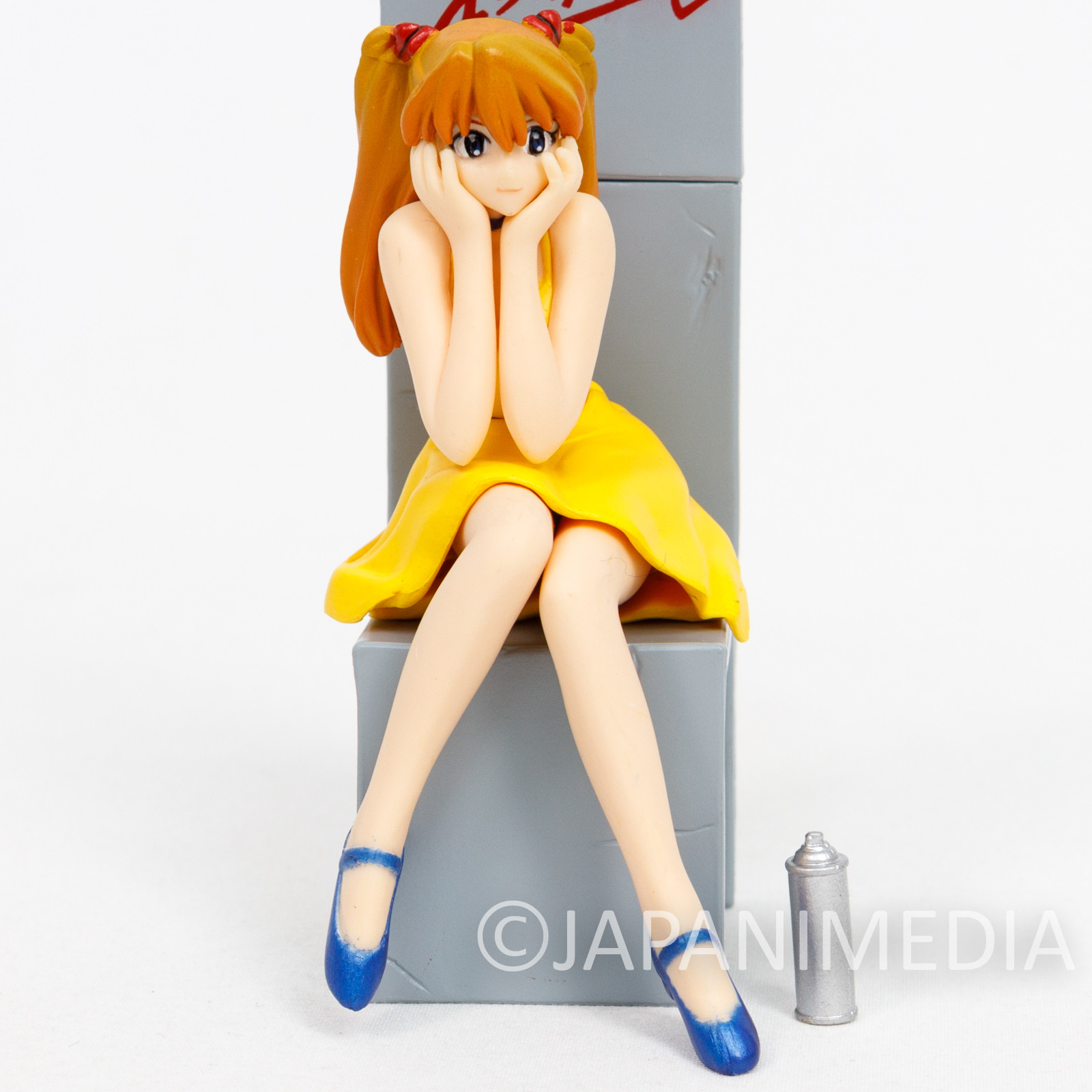 Evangelion Asuka Langley (Yellow One Piece) HGIF Collection 5 Mini Figure BANDAI JAPAN