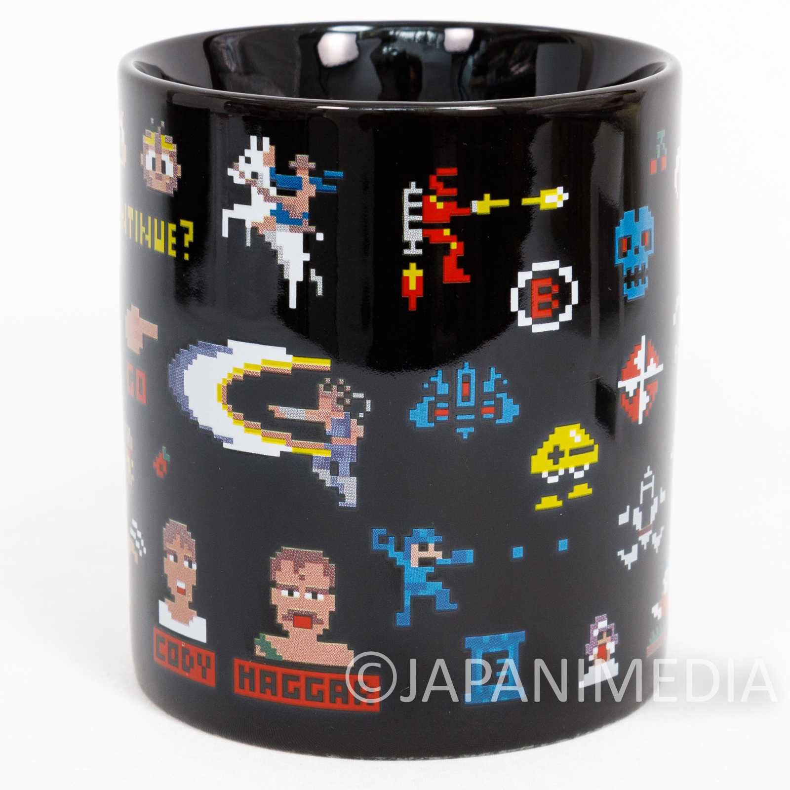 Capcom Dot Character Design Mug / Mega Man Ghosts'n Goblins 1942 Final Fight Japanimedia Store
