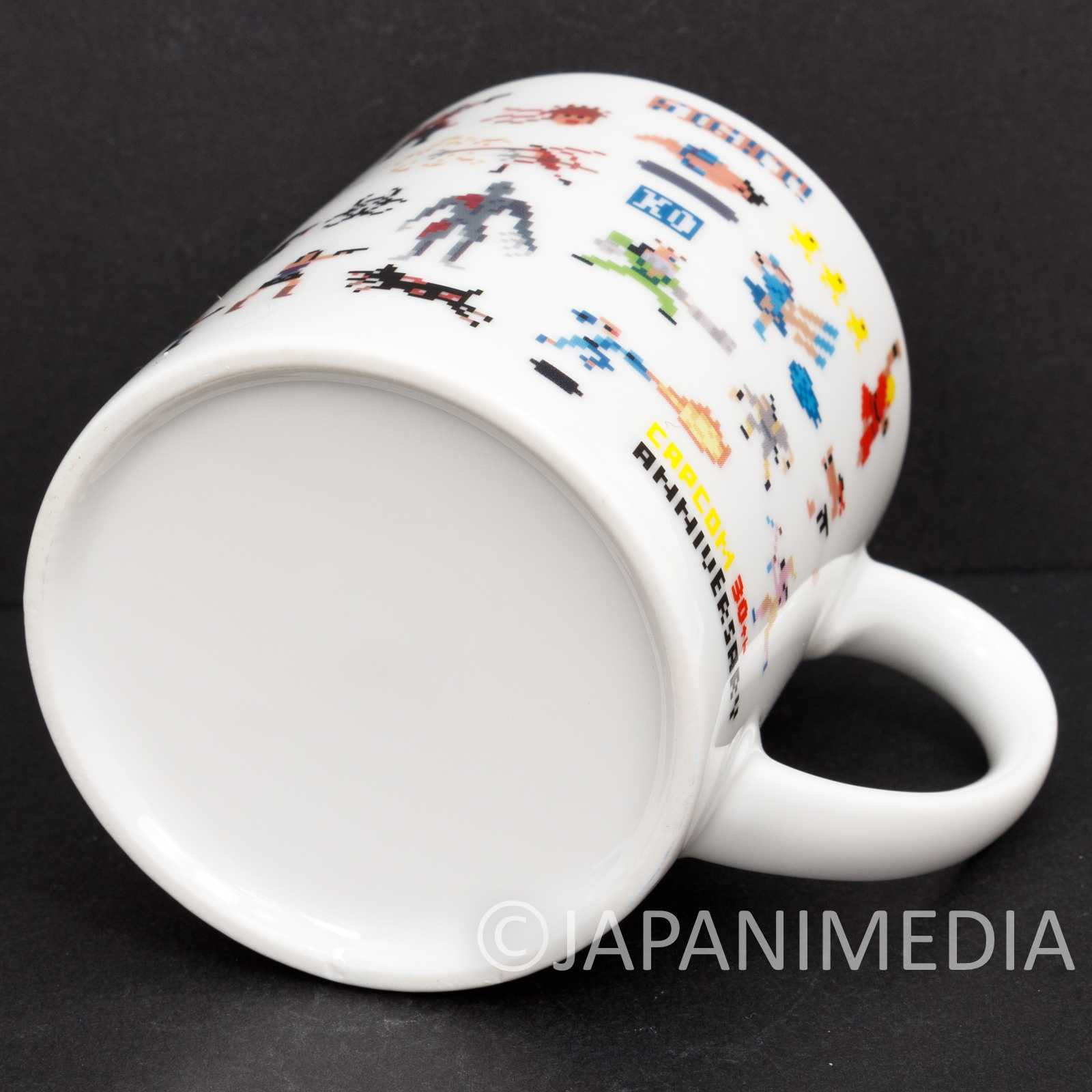Capcom Dot Character Design Mug / Street Fighter Devil May Cry Monster Hunter Japanimedia Store
