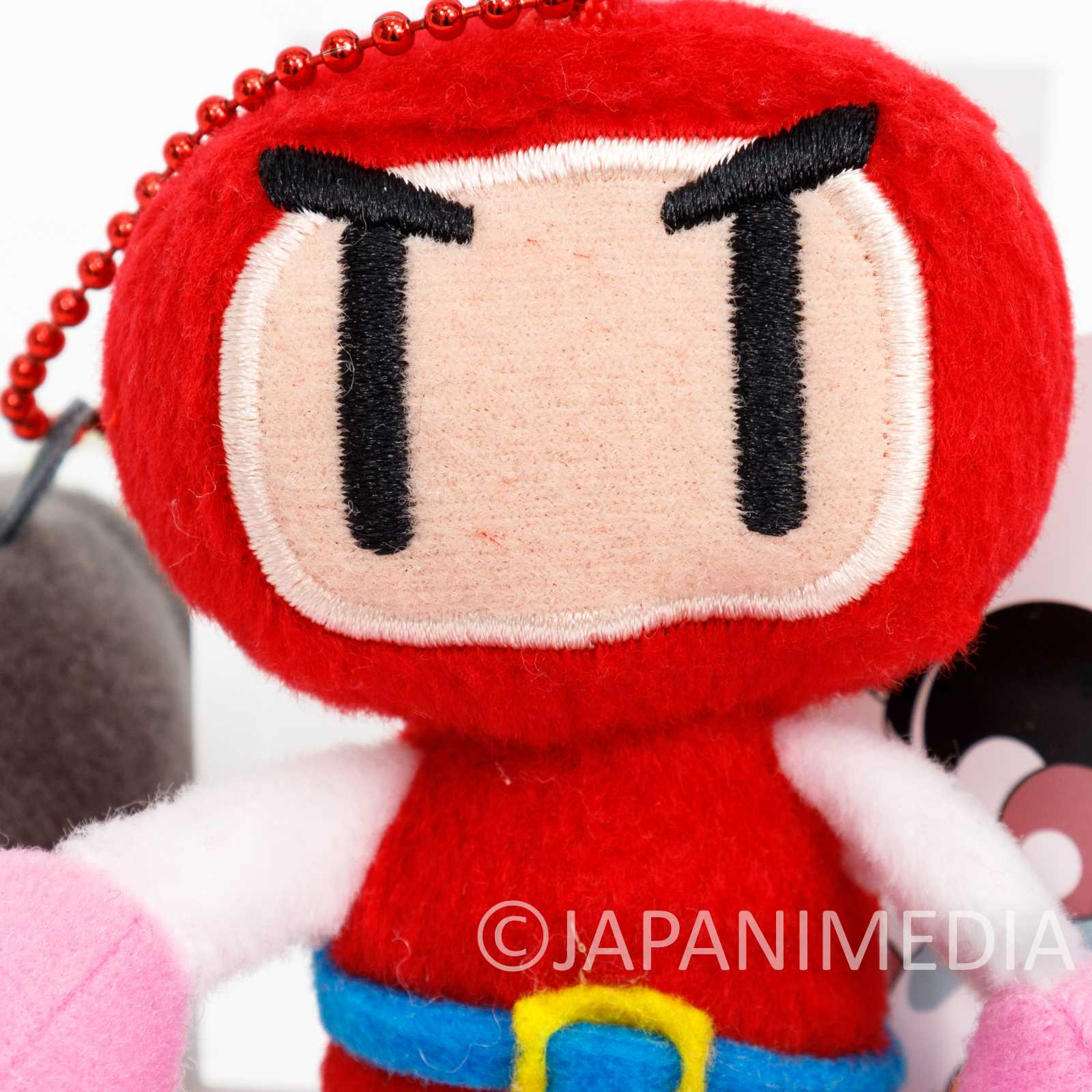 Bomberman Red Plush Doll Ballchain Famicom Hudson Nintendo JAPAN NES Japanimedia Store 3