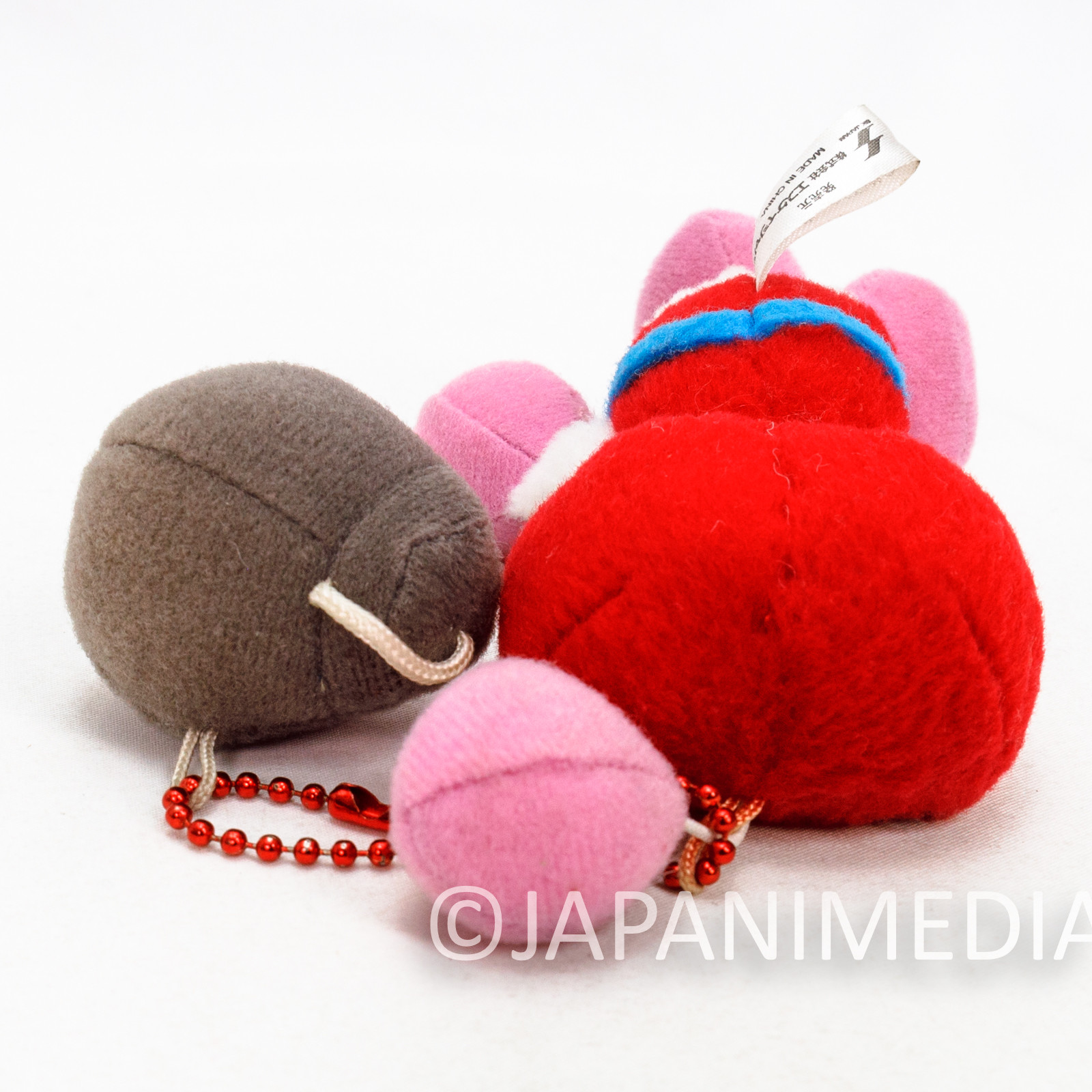 Bomberman Red Plush Doll Ball Chain Famicom NES Japanimedia Store 5