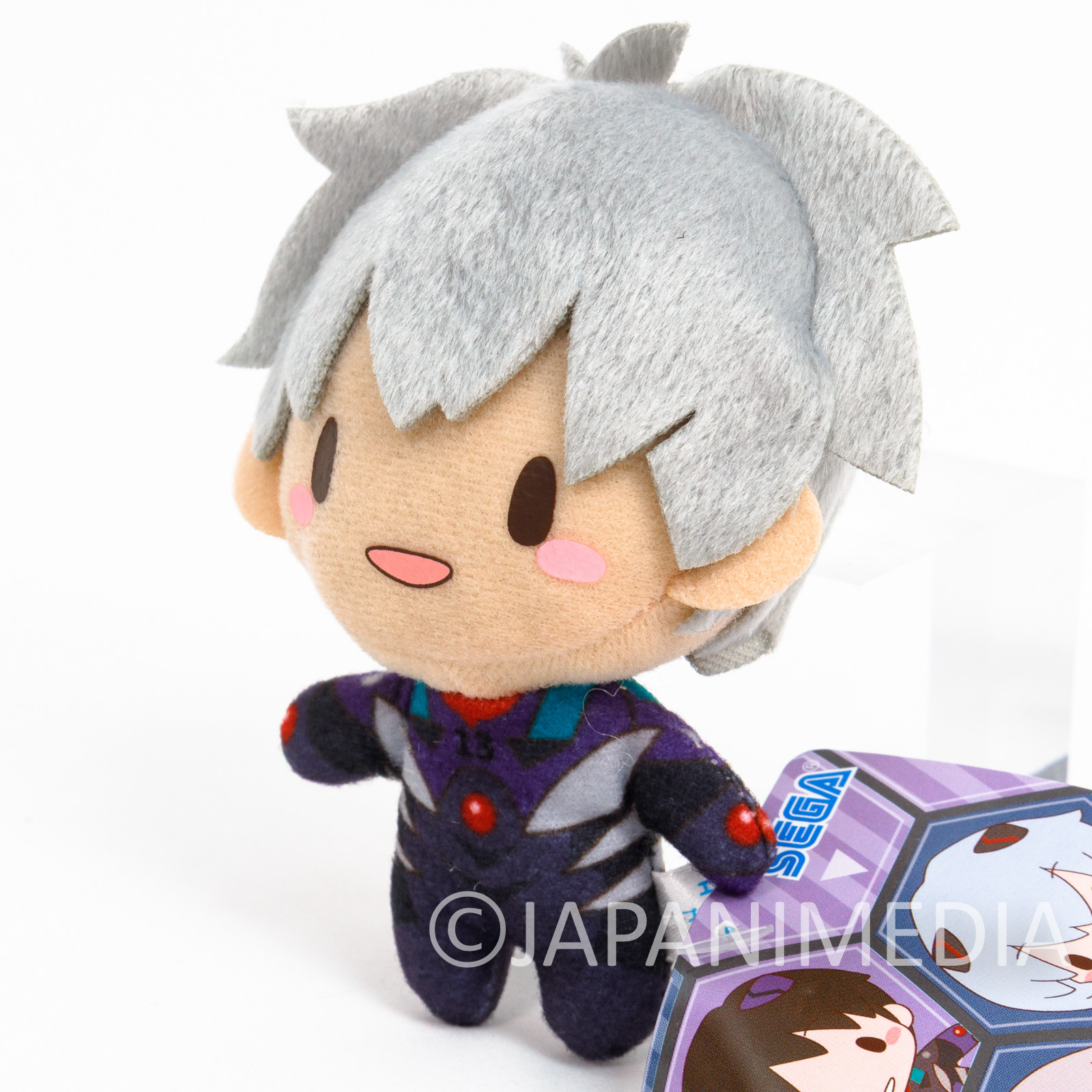 Evangelion Kaworu Nagisa Plugsuit Mini Plush Doll SEGA JAPAN ANIME MANGA 2