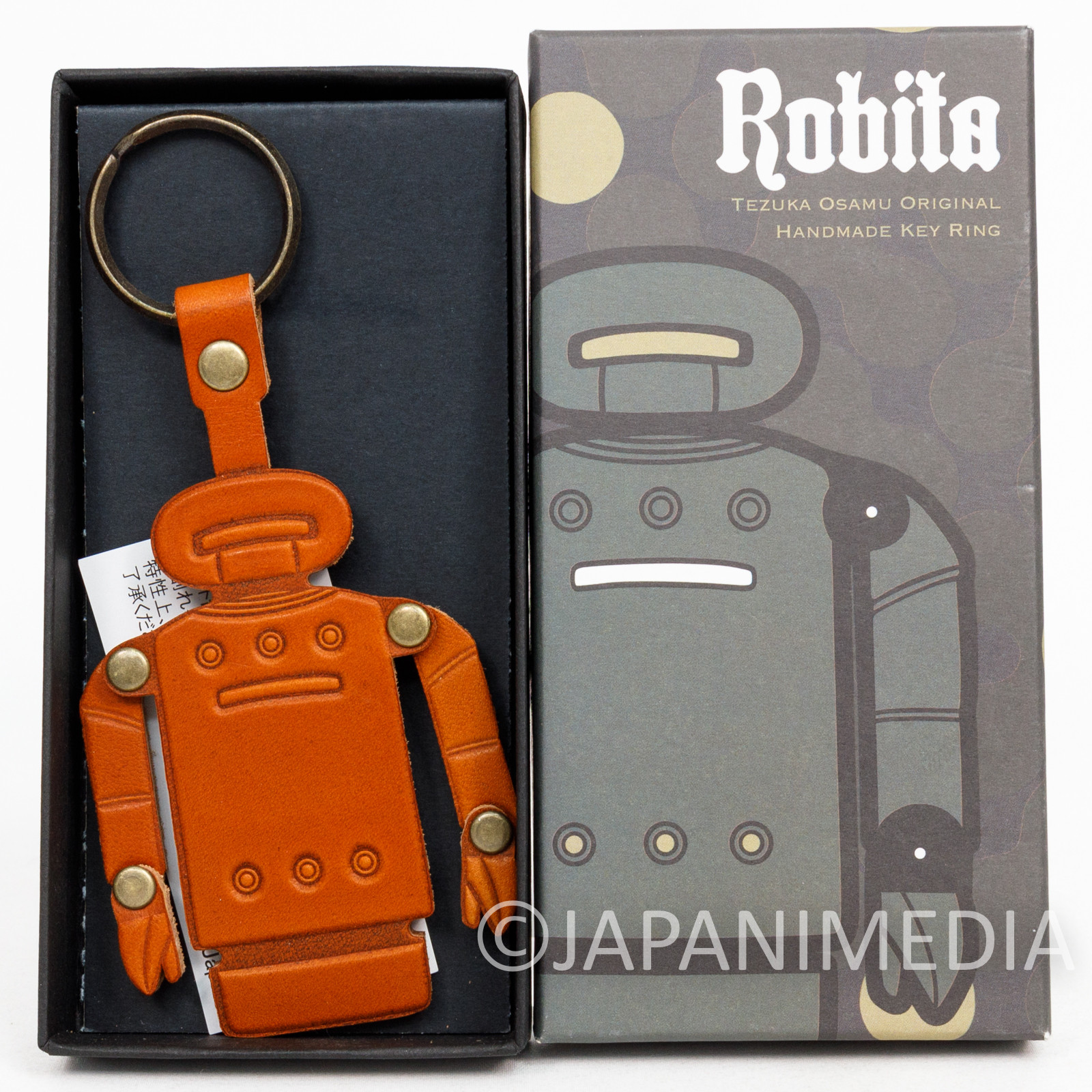 RARE! Phoenix Hinotori ROBITA Leather Key Ring Osamu Tezuka