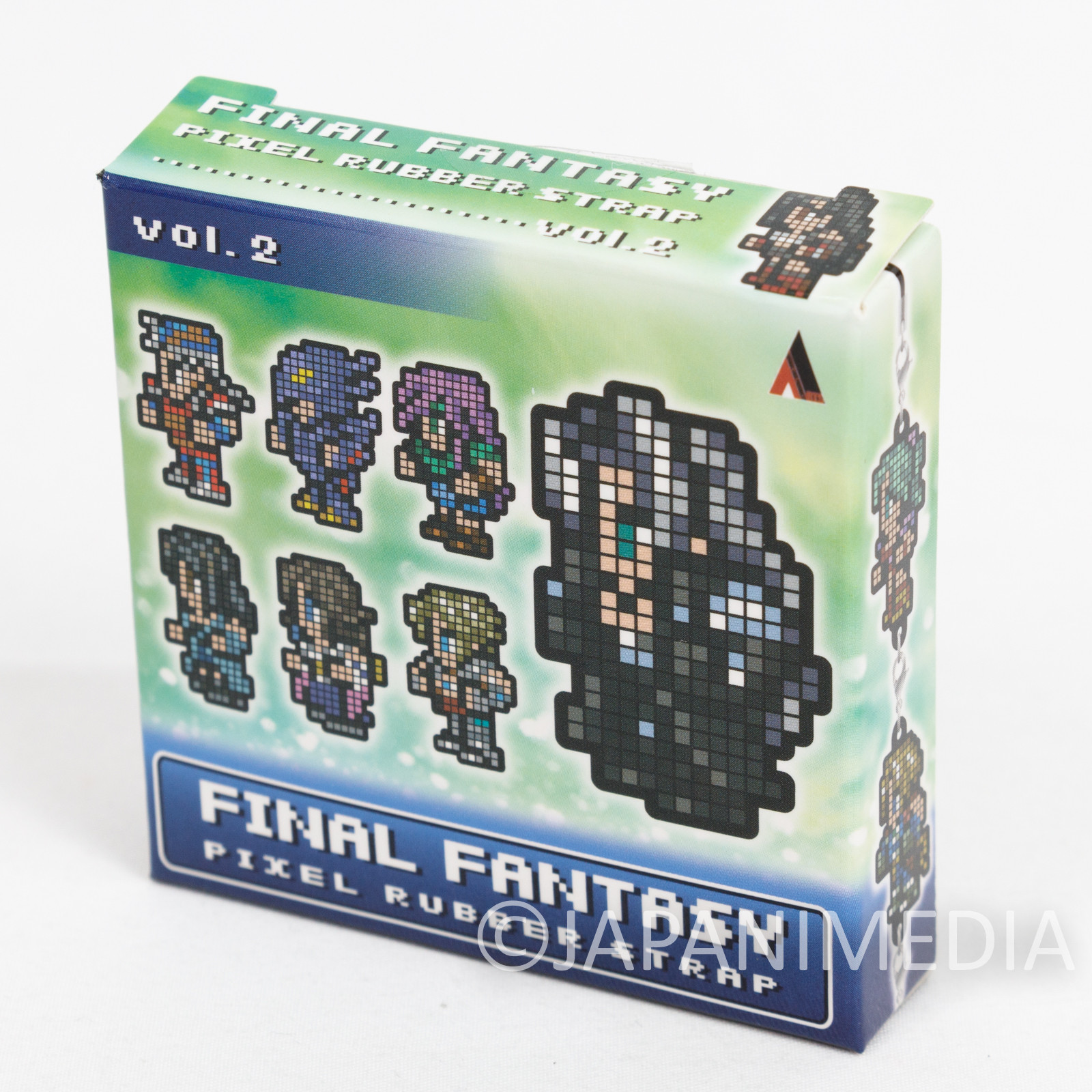 Final Fantasy Firion Dot Design Rubber Mascot Strap Square Enix