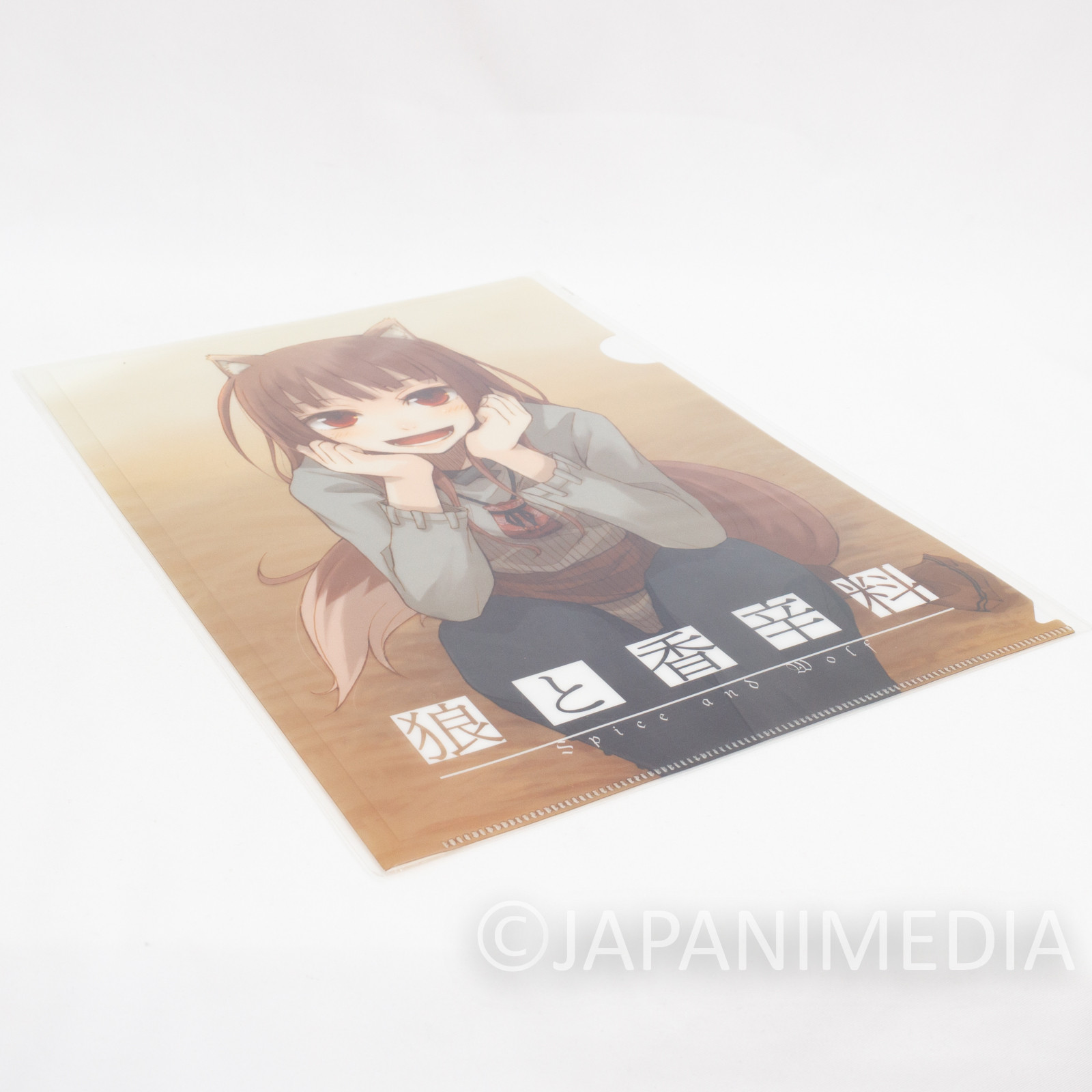 Spice and Wolf Holo Clear File Folder Okami to Koushinryou JAPAN ANIME