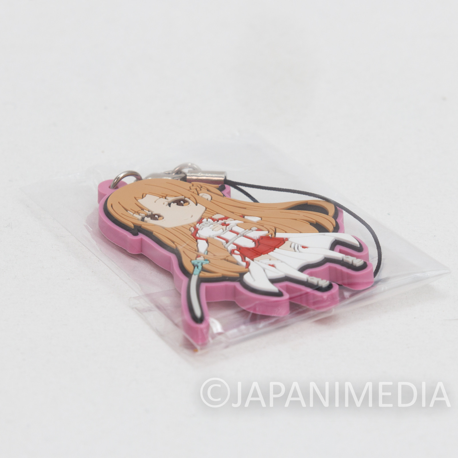 Sword Art Online SAO Asuna Mascot Rubber Strap Kadokawa JAPAN ANIME