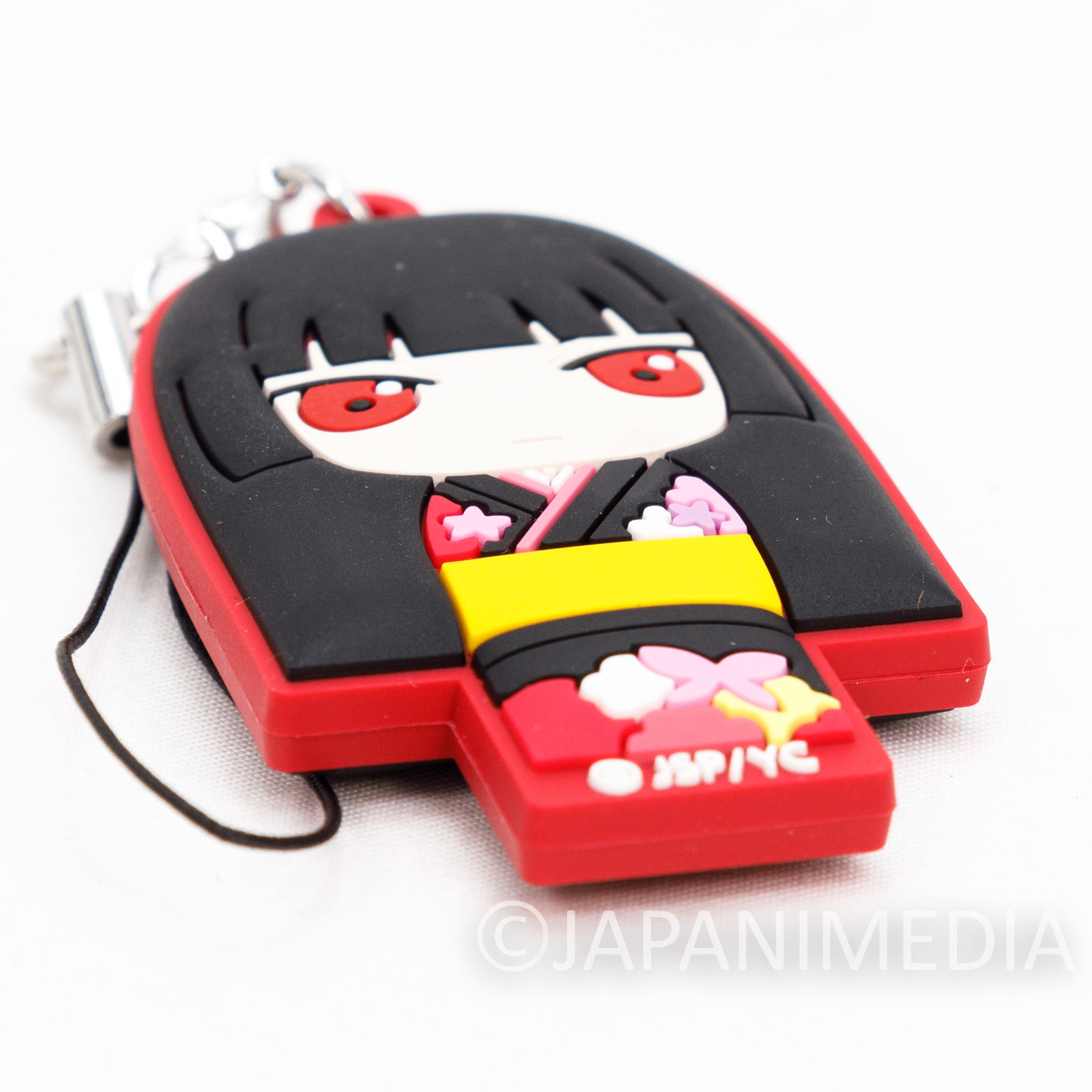 Hell Girl Jigoku Shoujo Ai Enma Rubber Mascot Strap JAPAN ANIME MANGA